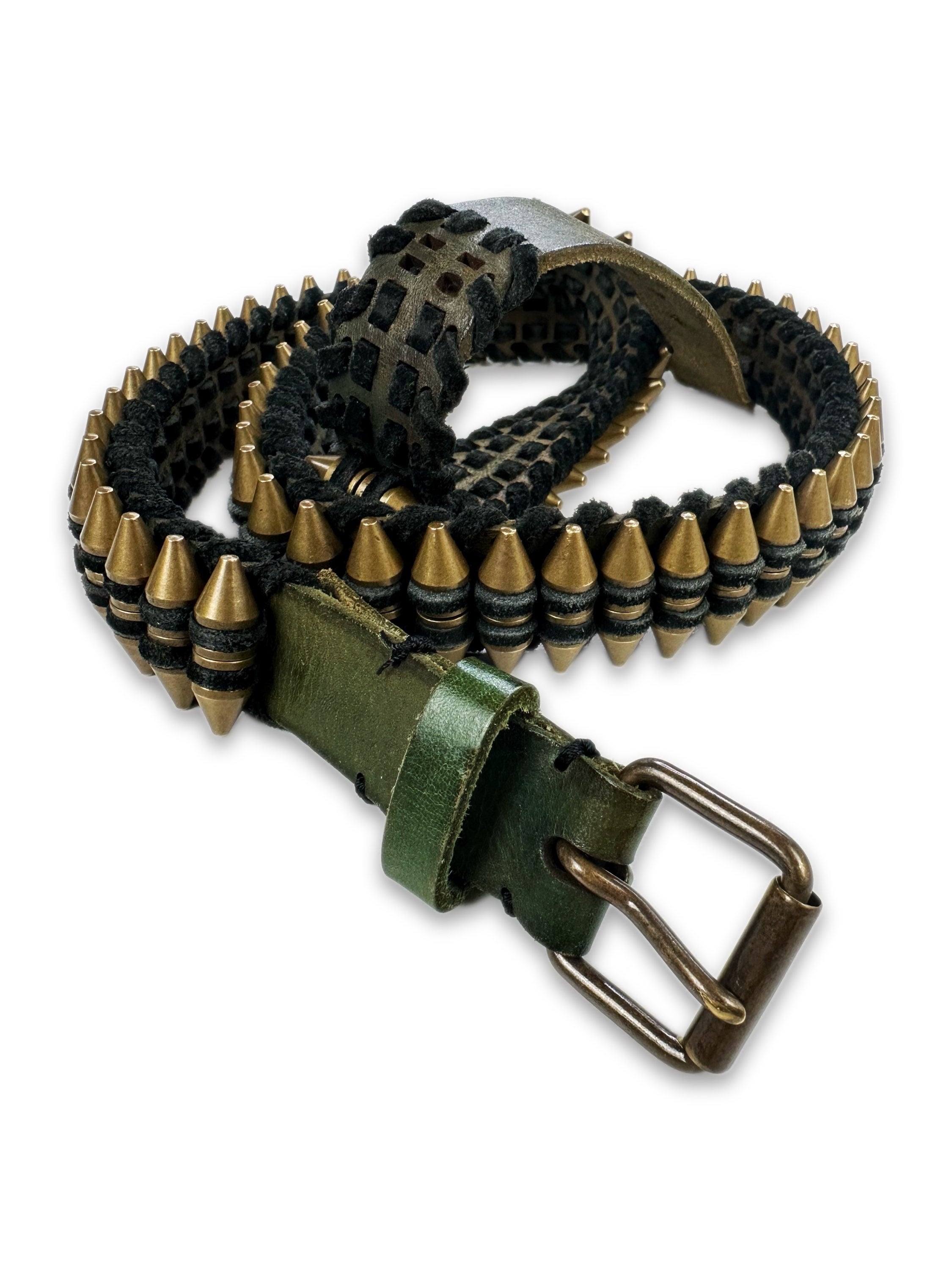 AW10 BALMAIN BY CHRISTOPHE DECARNIN LEATHER 'BULLET' BELT
