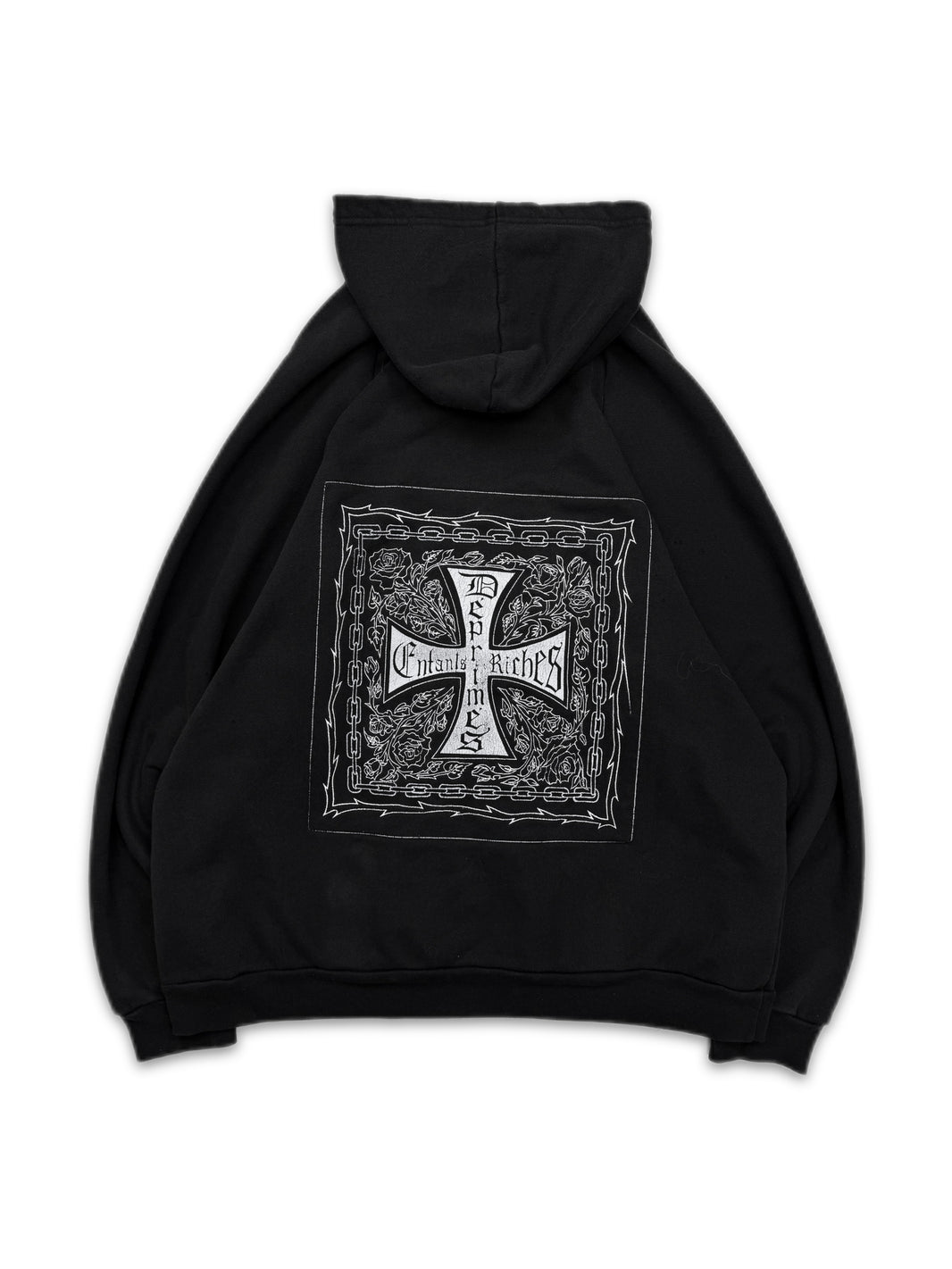 Enfants Riches Deprimes Iron Cross Black Heavy Weight Hoodie