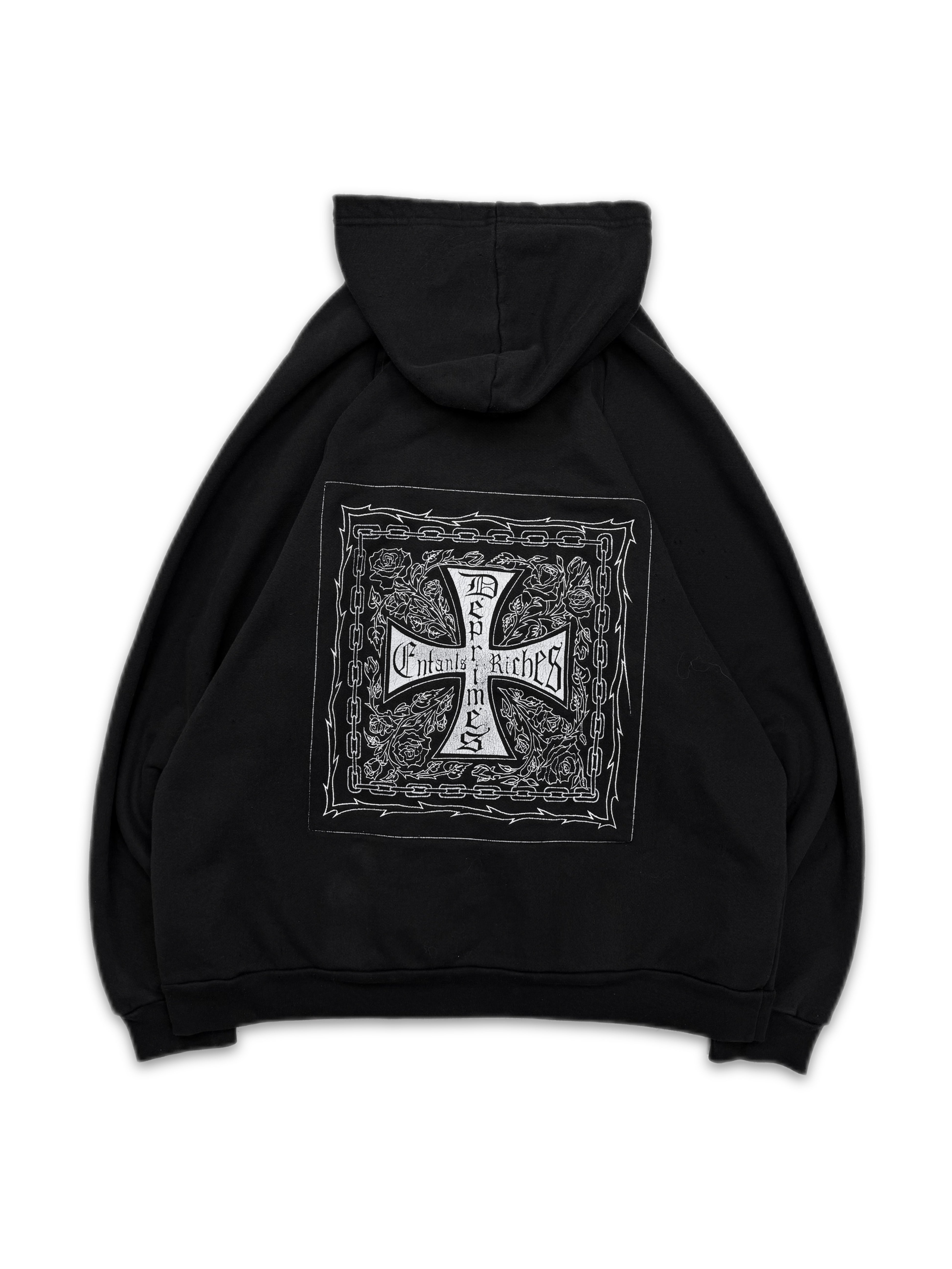 Enfants Riches Deprimes Iron Cross Black Heavy Weight Hoodie