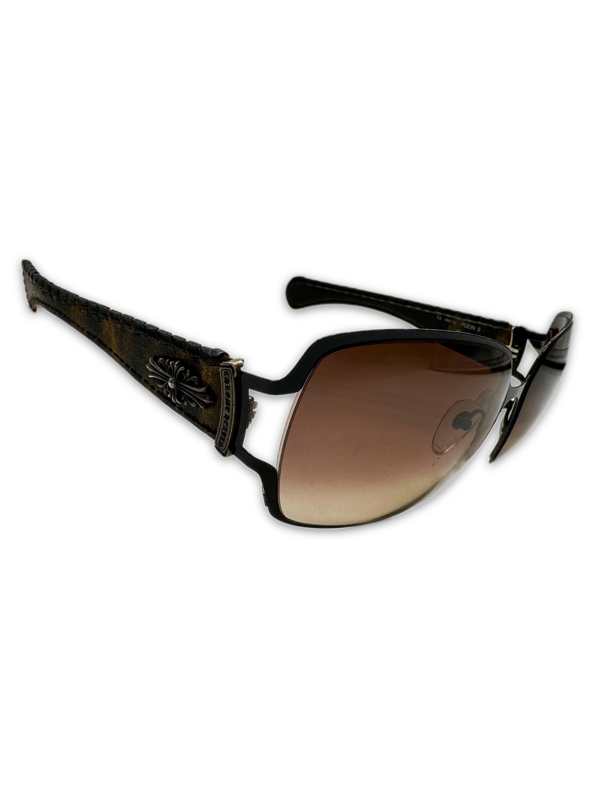 Chrome Hearts ‘Poon II’ Fleur Camo Gradient Tint Sunglasses