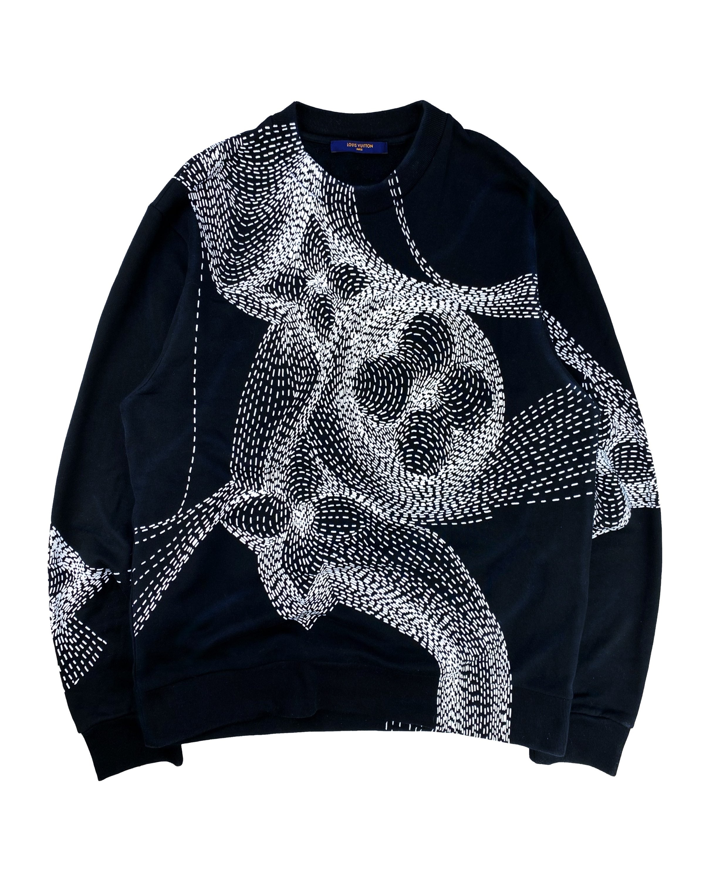 SS20 Louis Vuitton ‘Constellation’ Flower Monogram Crewneck