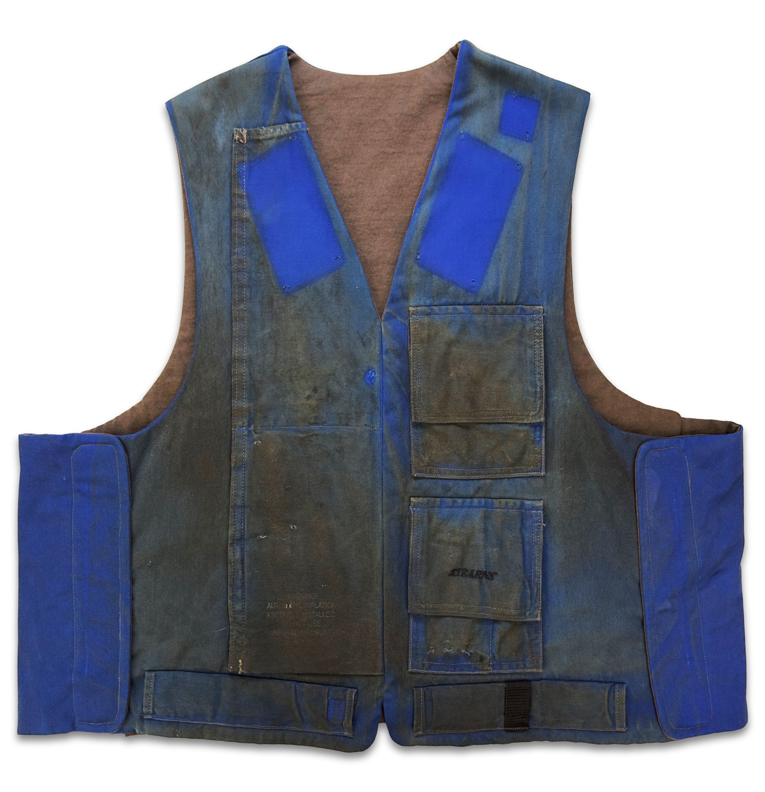 2024 Yeezy UNRELEASED SAMPLE ‘Tractors’ Reconstructed Blue Cargo Vest