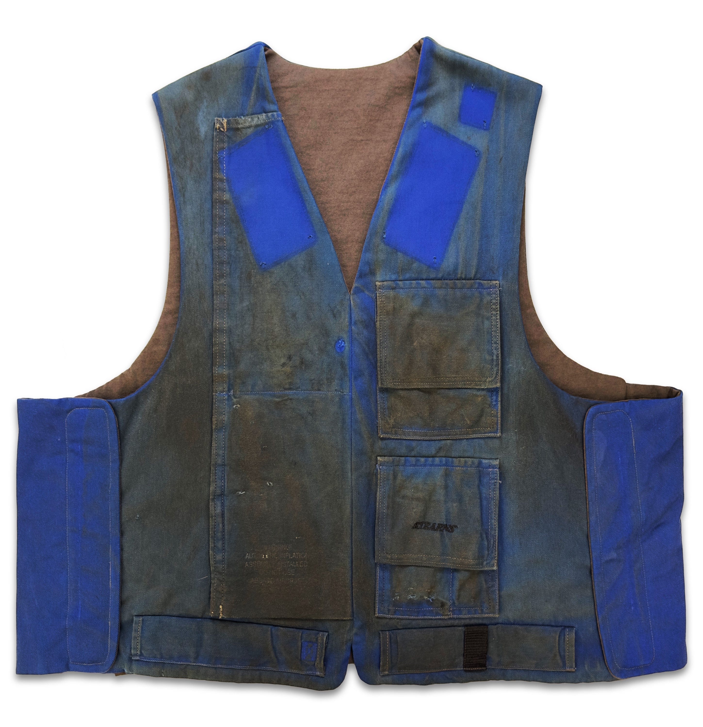 2024 Yeezy UNRELEASED SAMPLE ‘Tractors’ Reconstructed Blue Cargo Vest