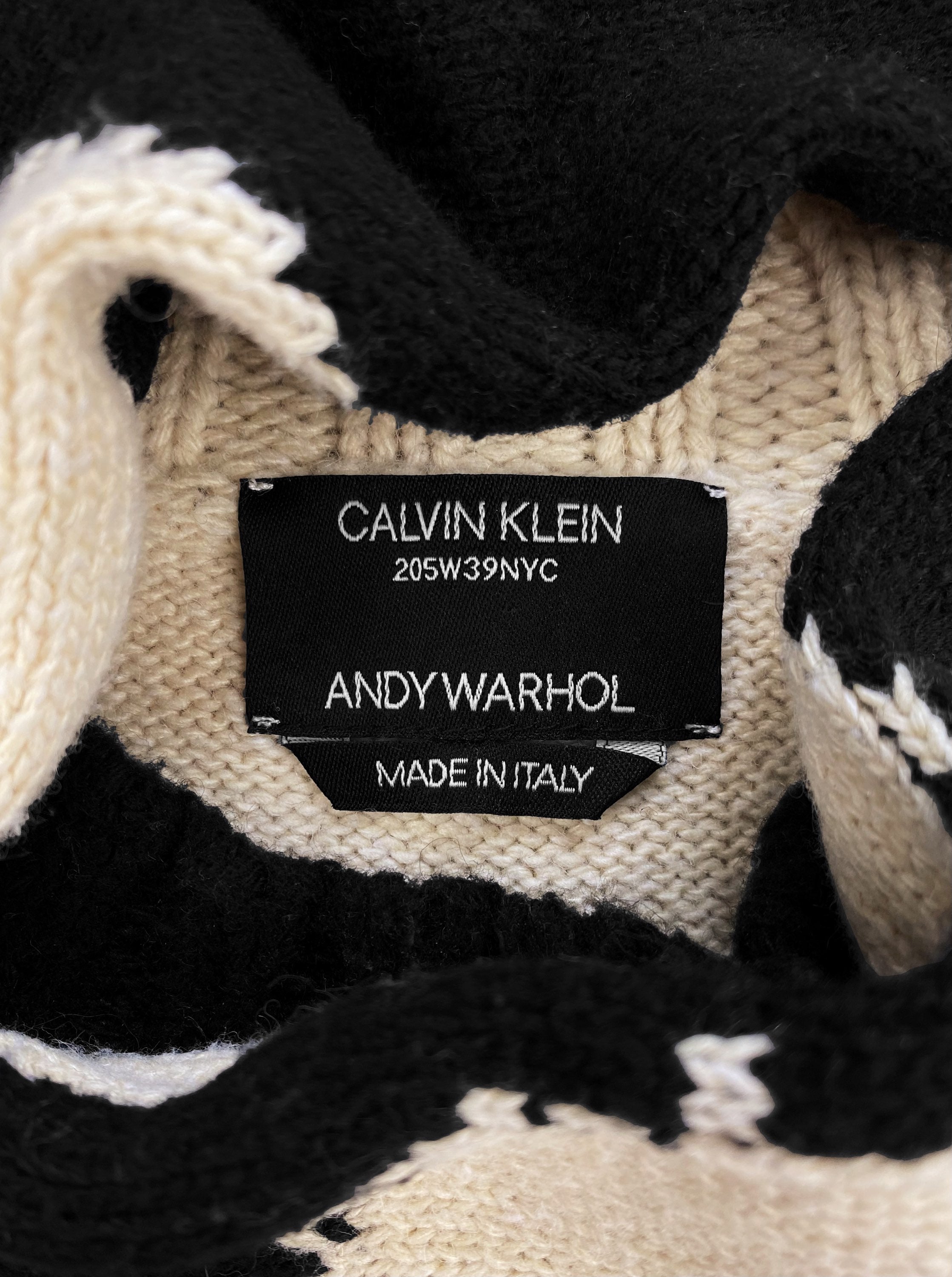 RAF SIMONS CK205W39NYC X ANDY WARHOL 'STEPHEN SPROUSE' KNIT