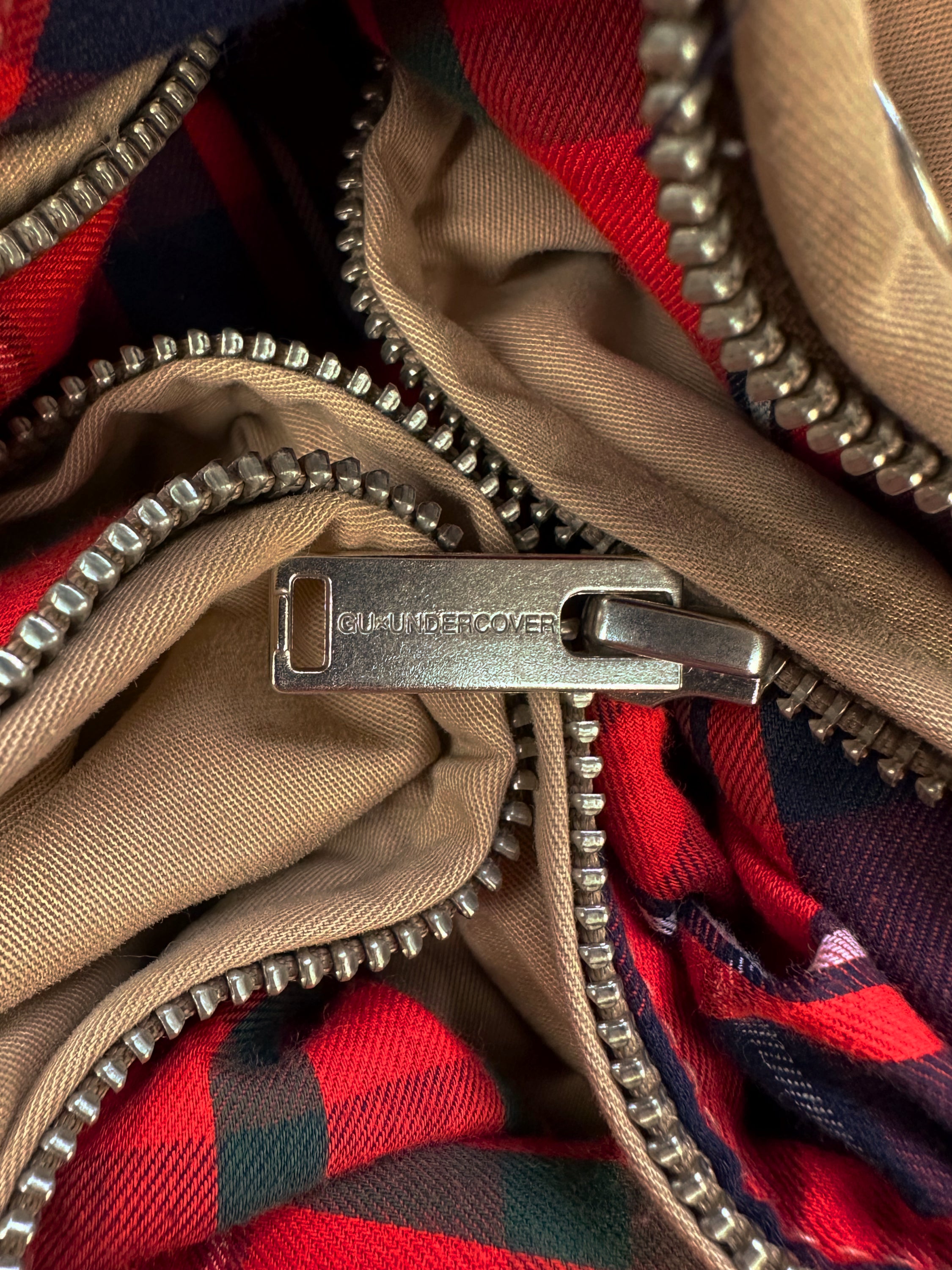 Undercover ‘Freedom & Counter Action’ Tan High Neck Jacket