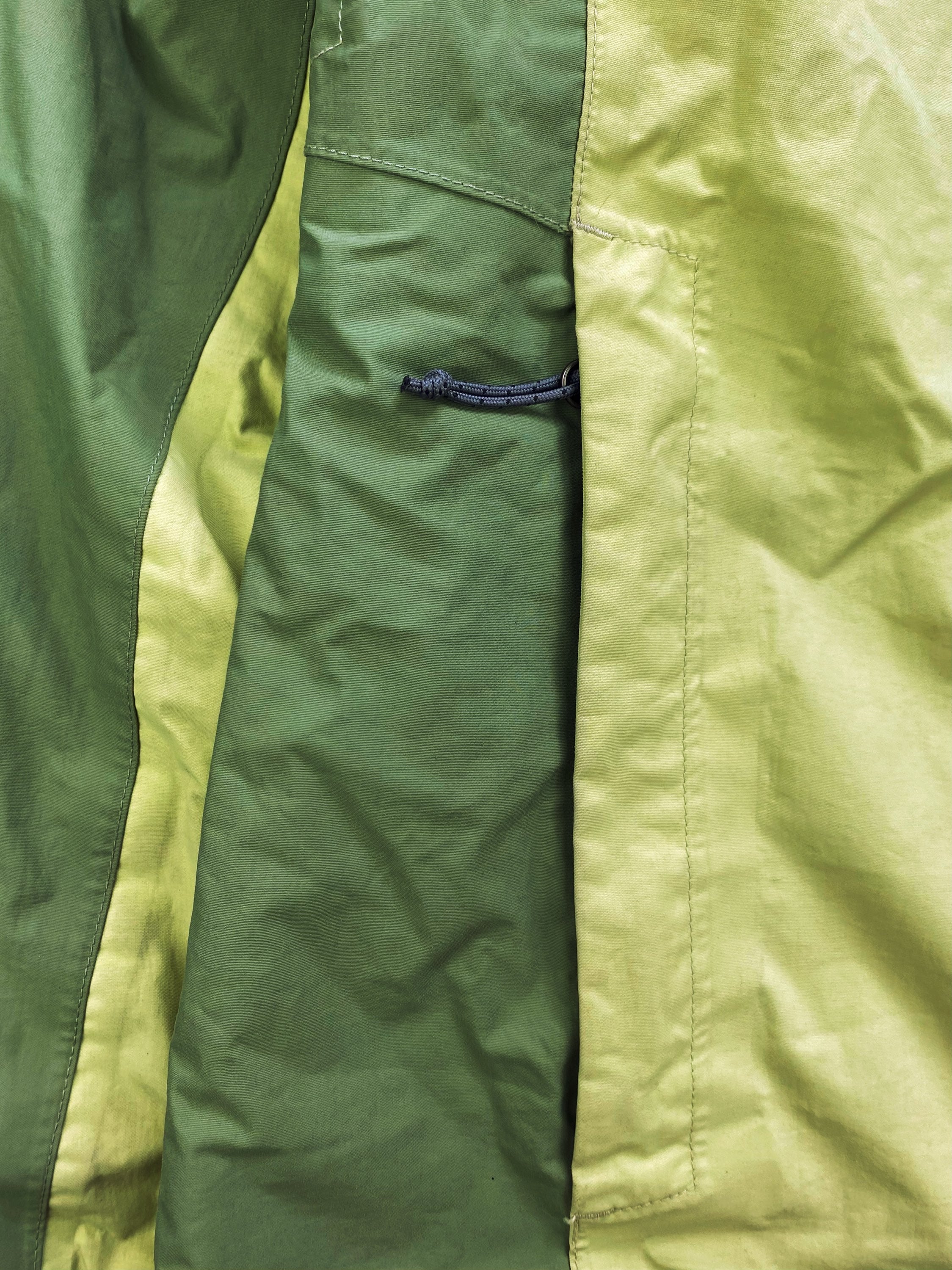 The North Face Lime Green Two Tone Hyvent Jacket