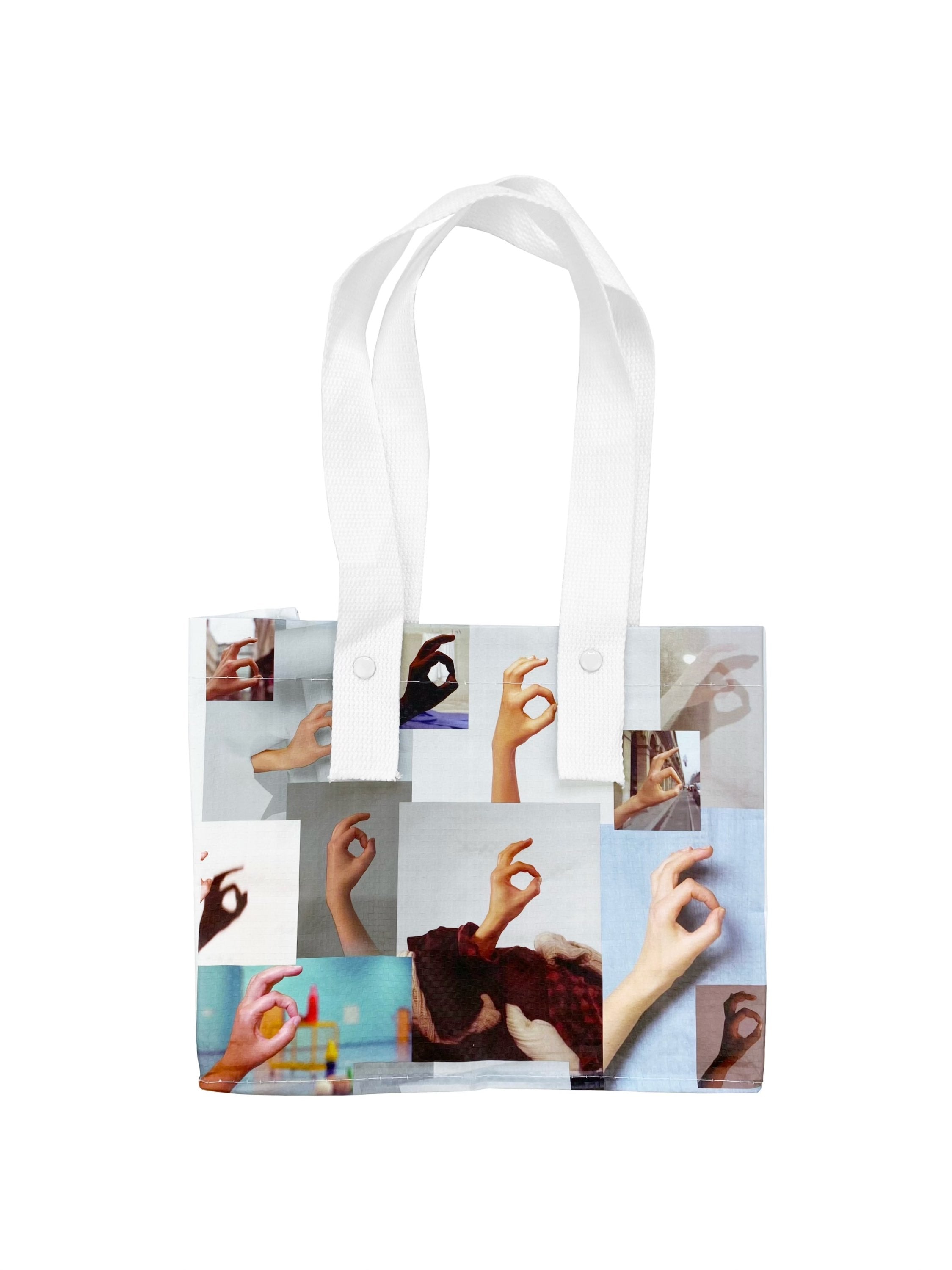 Margiela MM6 Hand Print Mini Tote Bag