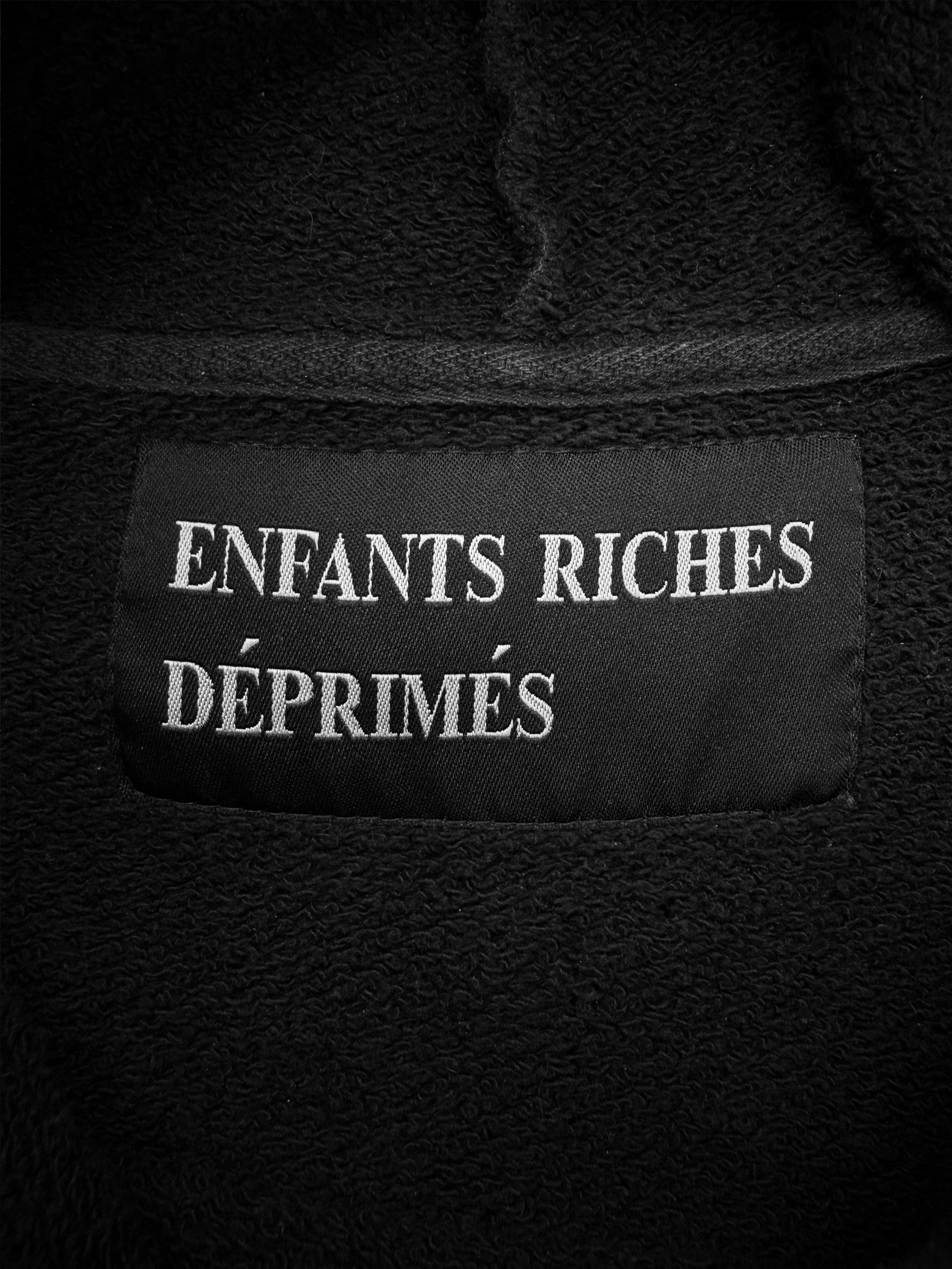 Enfants Riches Deprimes Iron Cross Black Heavy Weight Hoodie