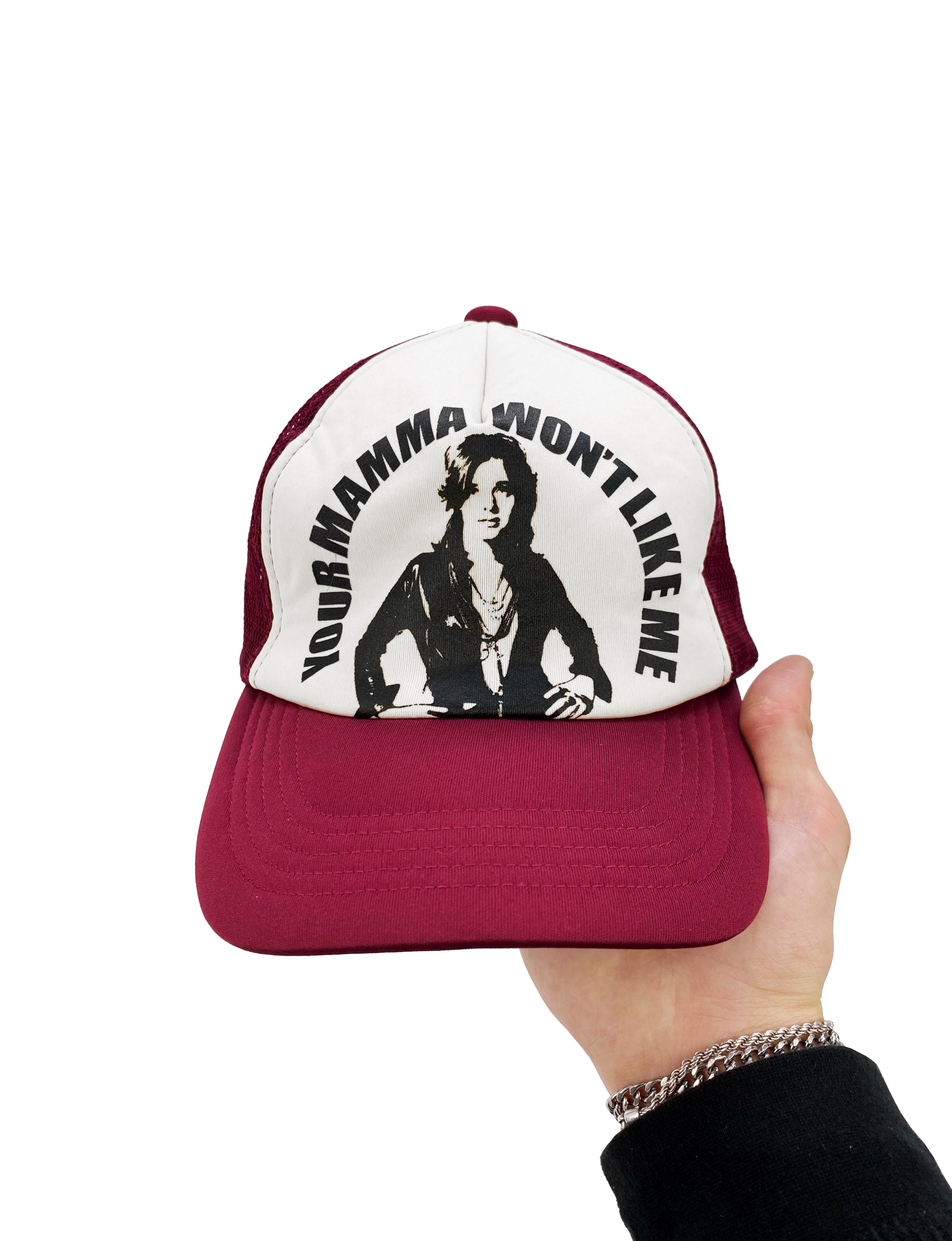 Hysteric Glamour “Your Mamma” Mesh Snapback Trucker Hat