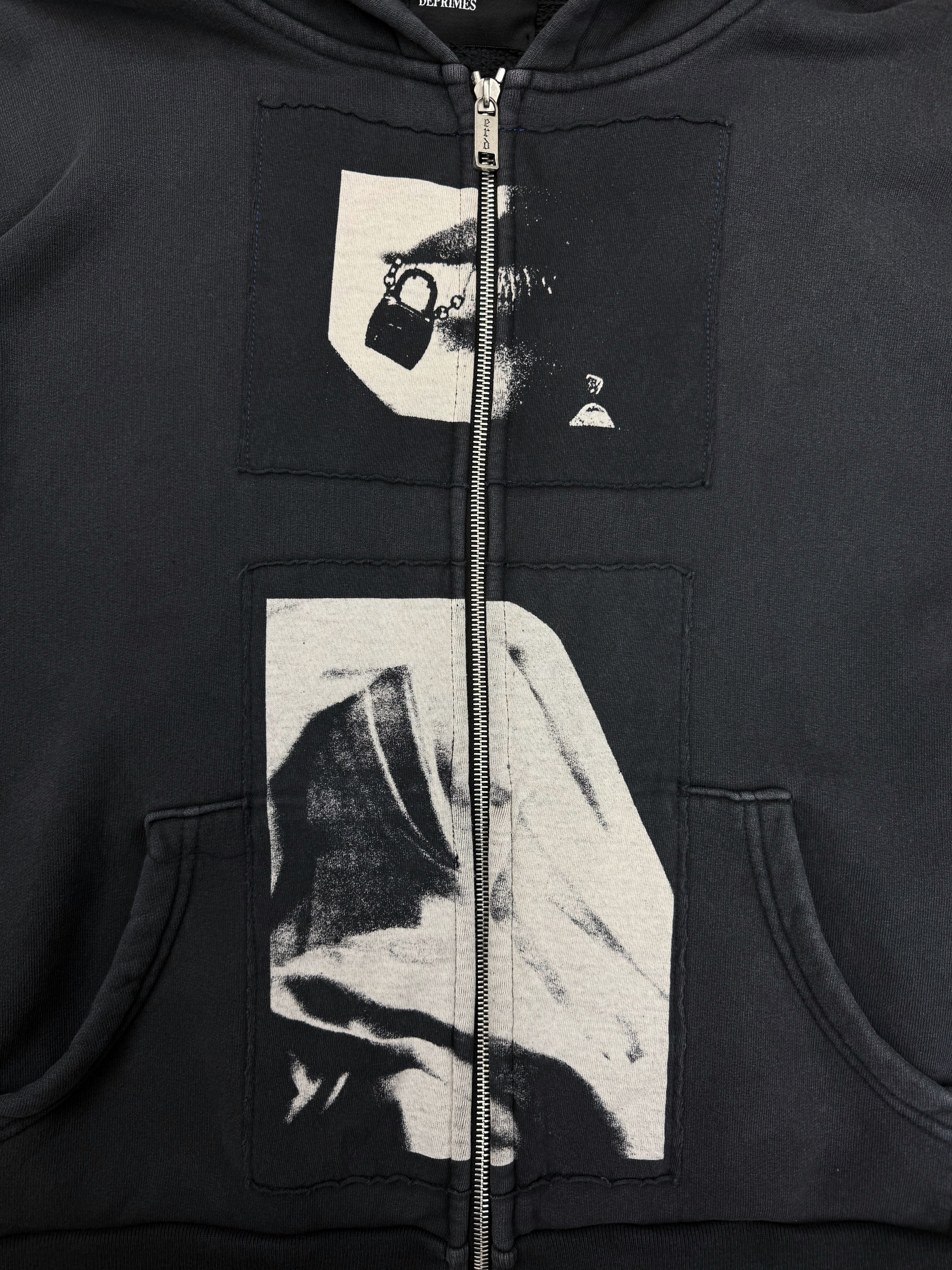Enfants Riches Deprimes ‘Madonna’ Assemblage Patchwork Zip-up Hoodie