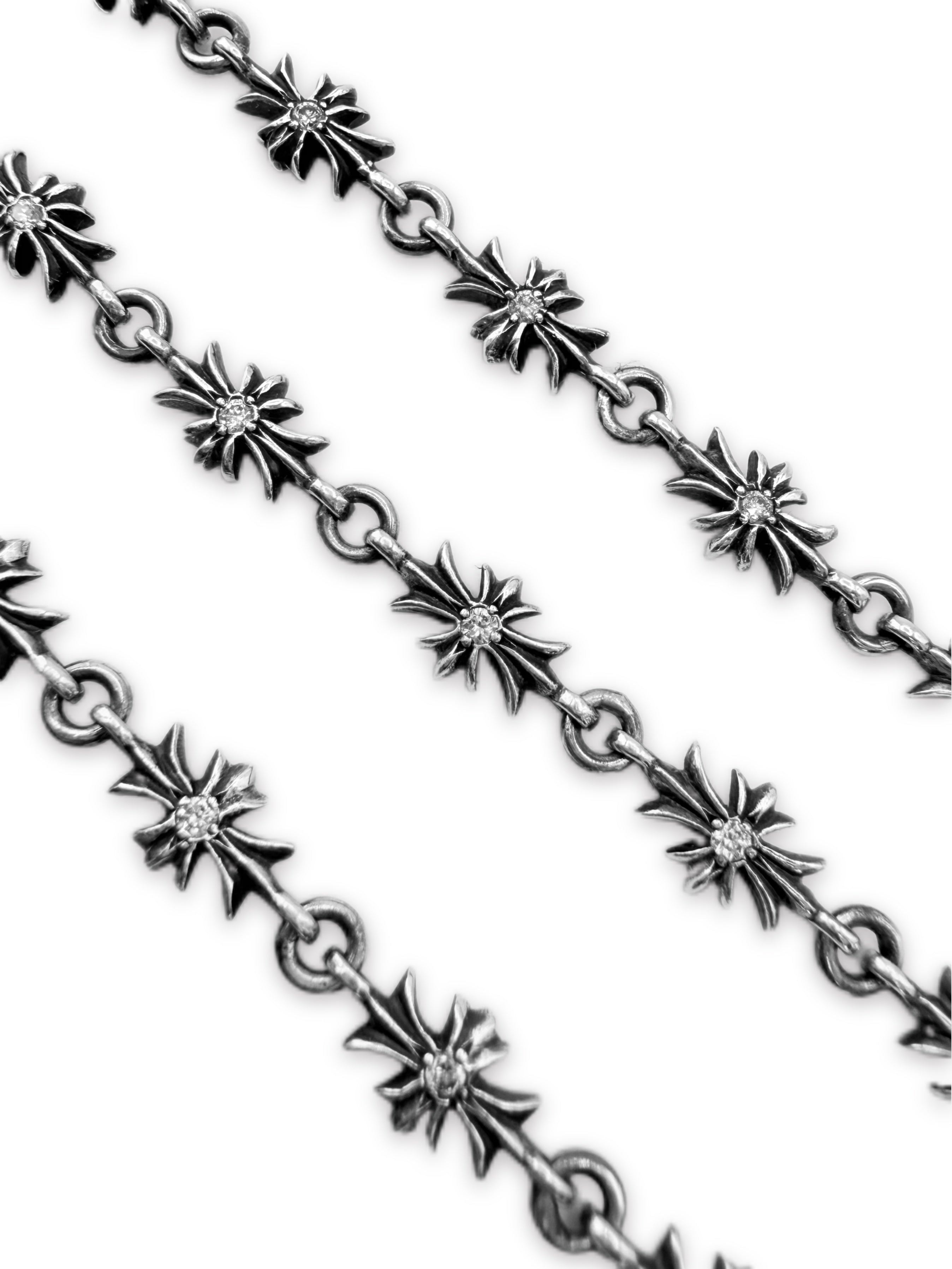 Chrome Hearts ‘Tiny E’ VVS Diamond 20in Aftermarket Necklace