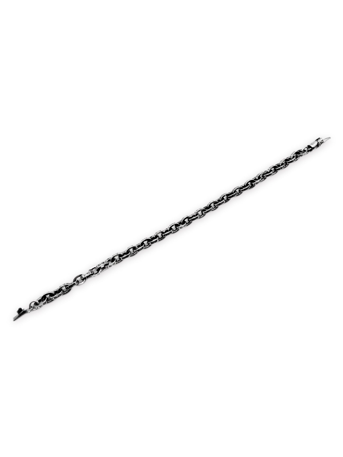 Chrome Hearts 7 in Paper Chain .925 Silver Bracelet