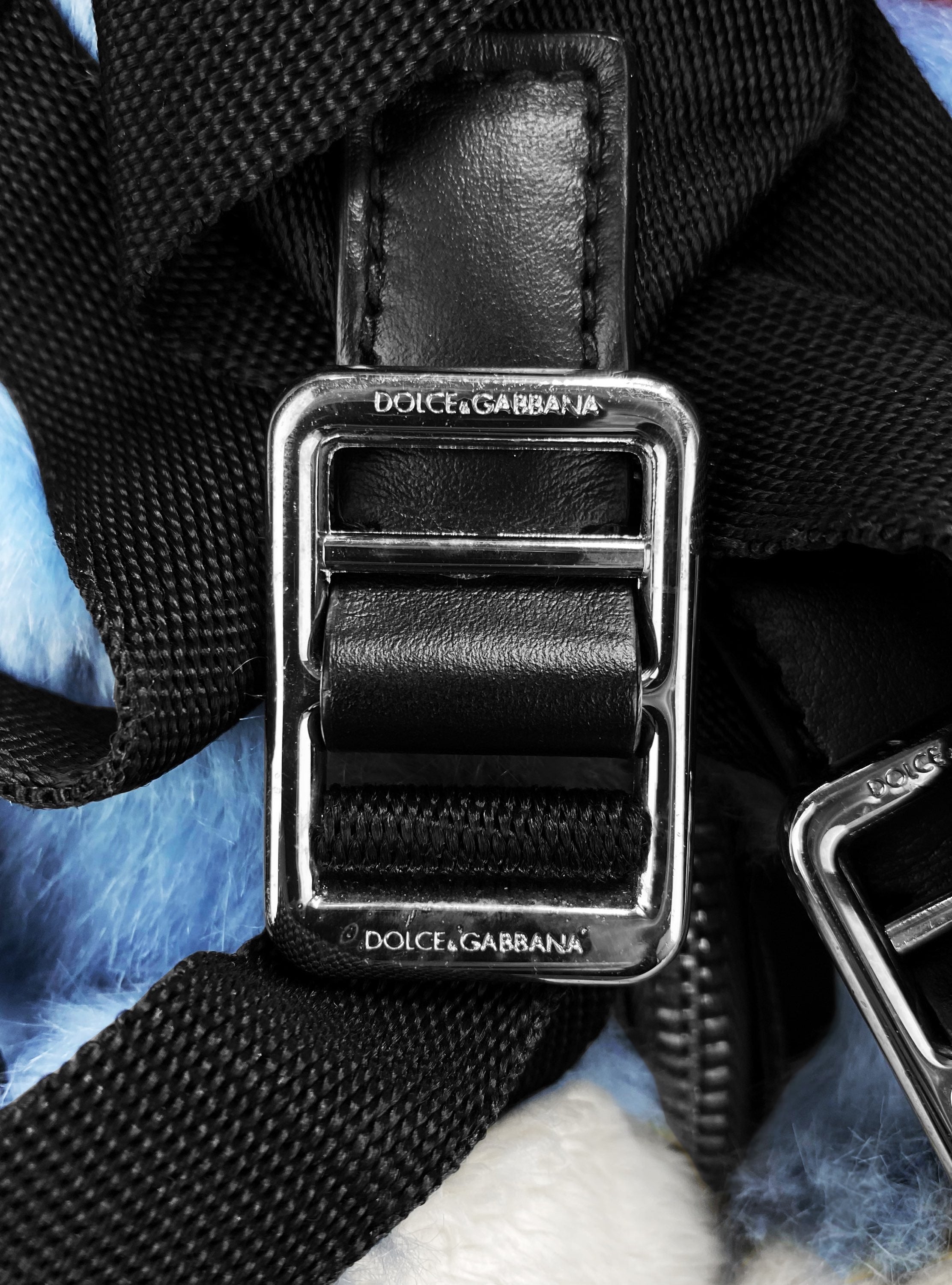 FW17 Dolce & Gabbana Full Size Polar Bear Faux Fur Plush Backpack