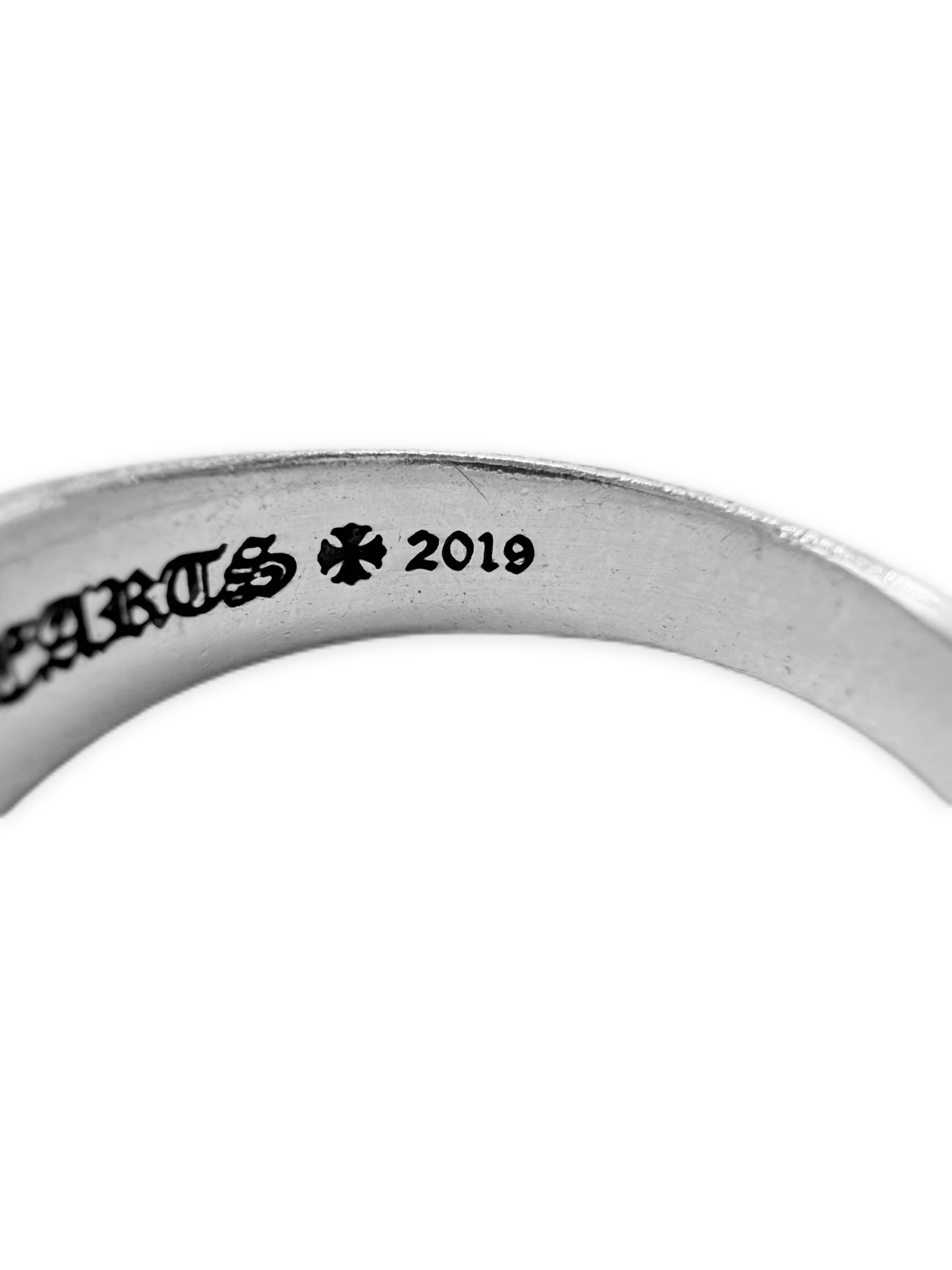 Chrome Hearts Half Floral Split .925 Silver Ring