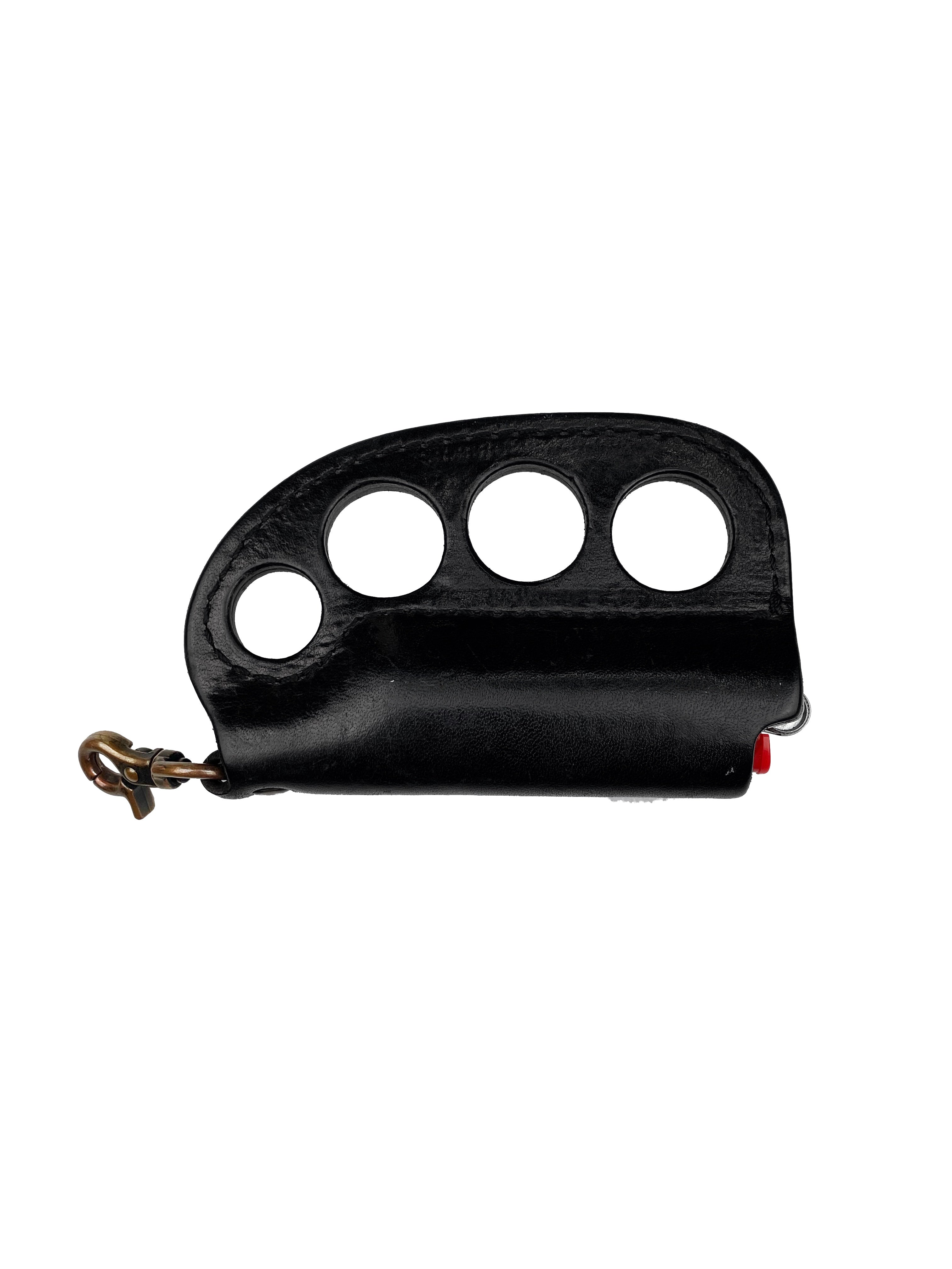 Blackmeans Leather Embossed Lighter Duster Holder