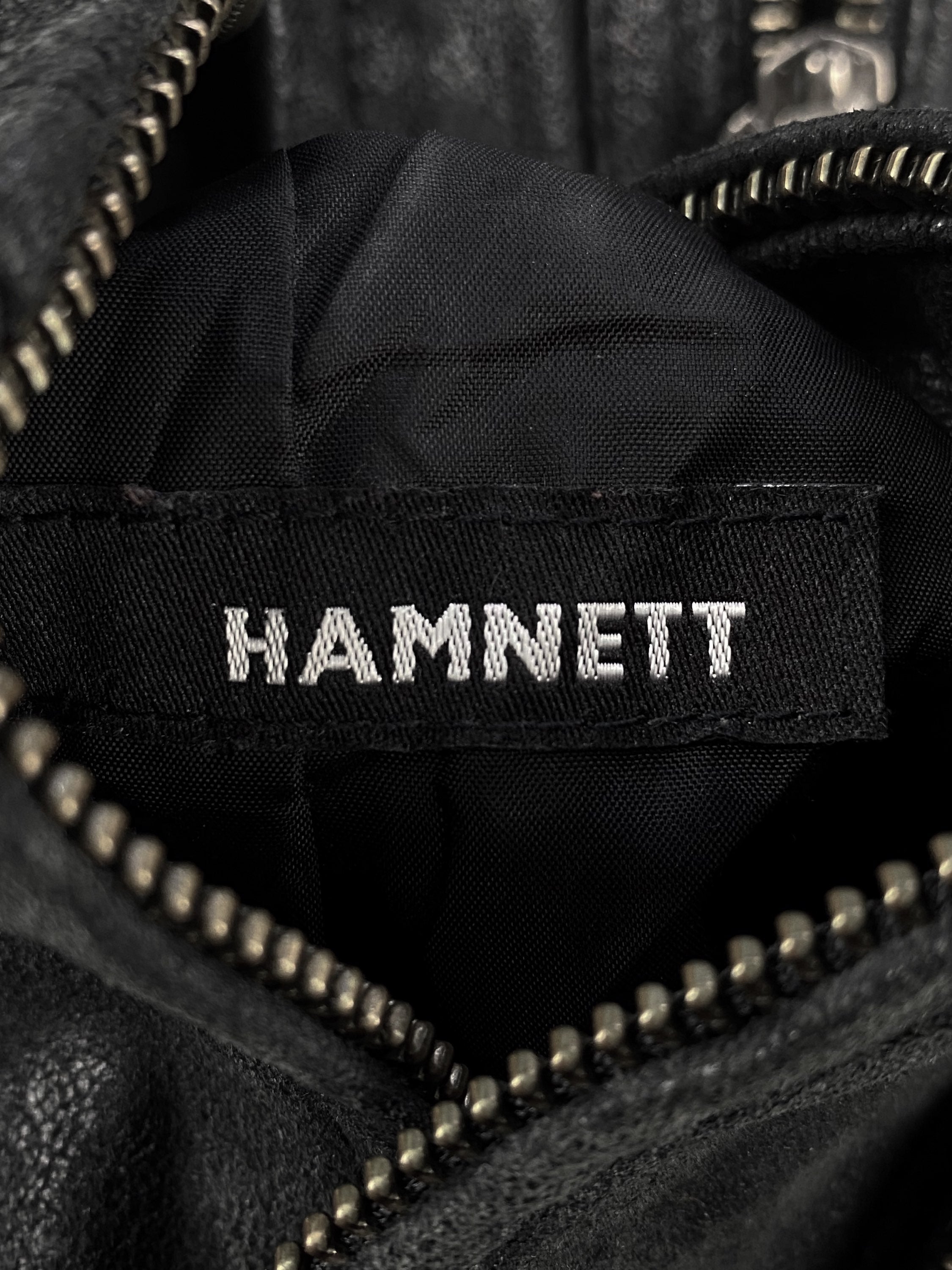 90s Katharine Hamnett Pigskin Leather Multi-zip Jacket