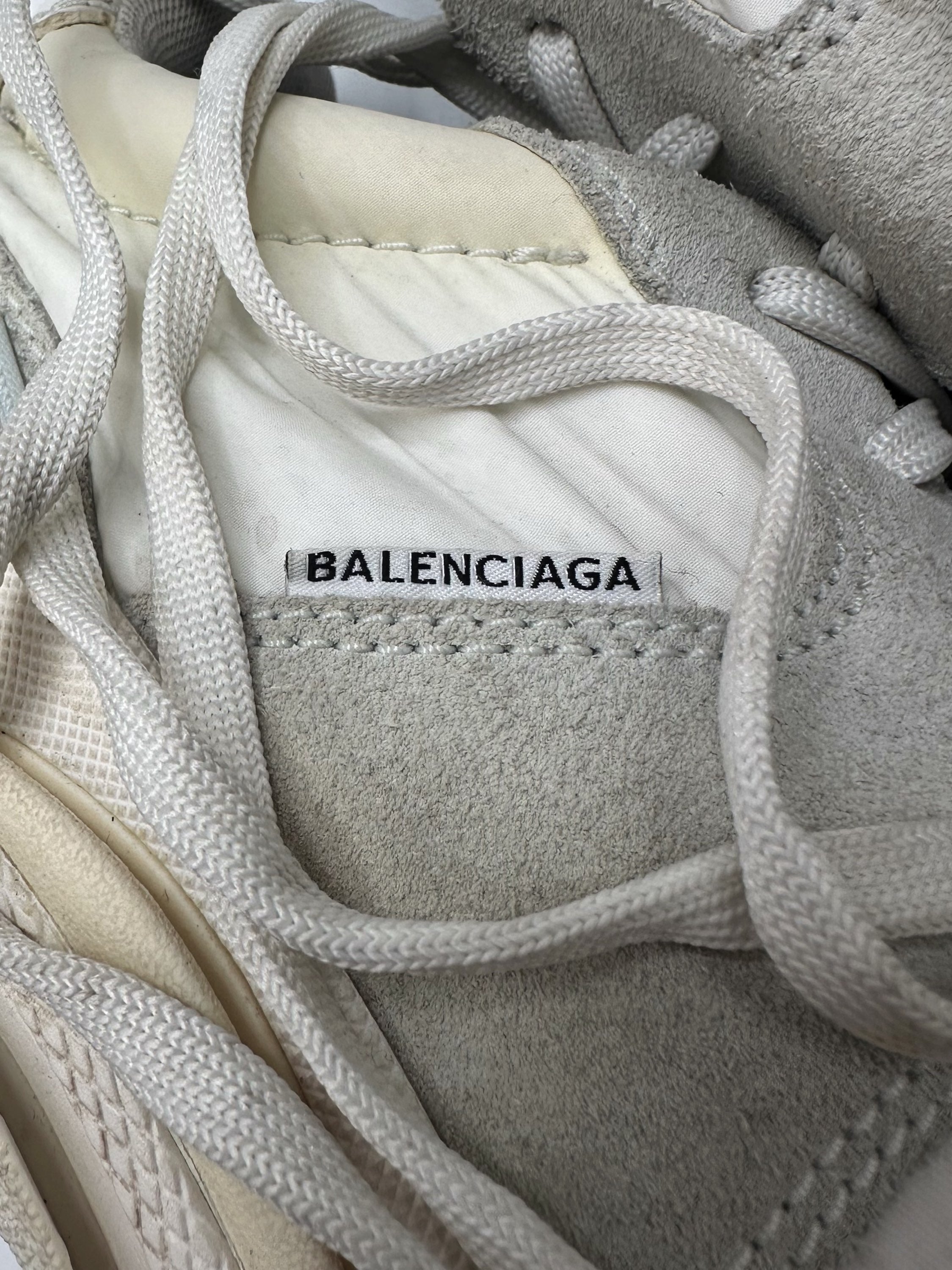 Balenciaga ‘Triple S’ Chunky White Platform Sneakers