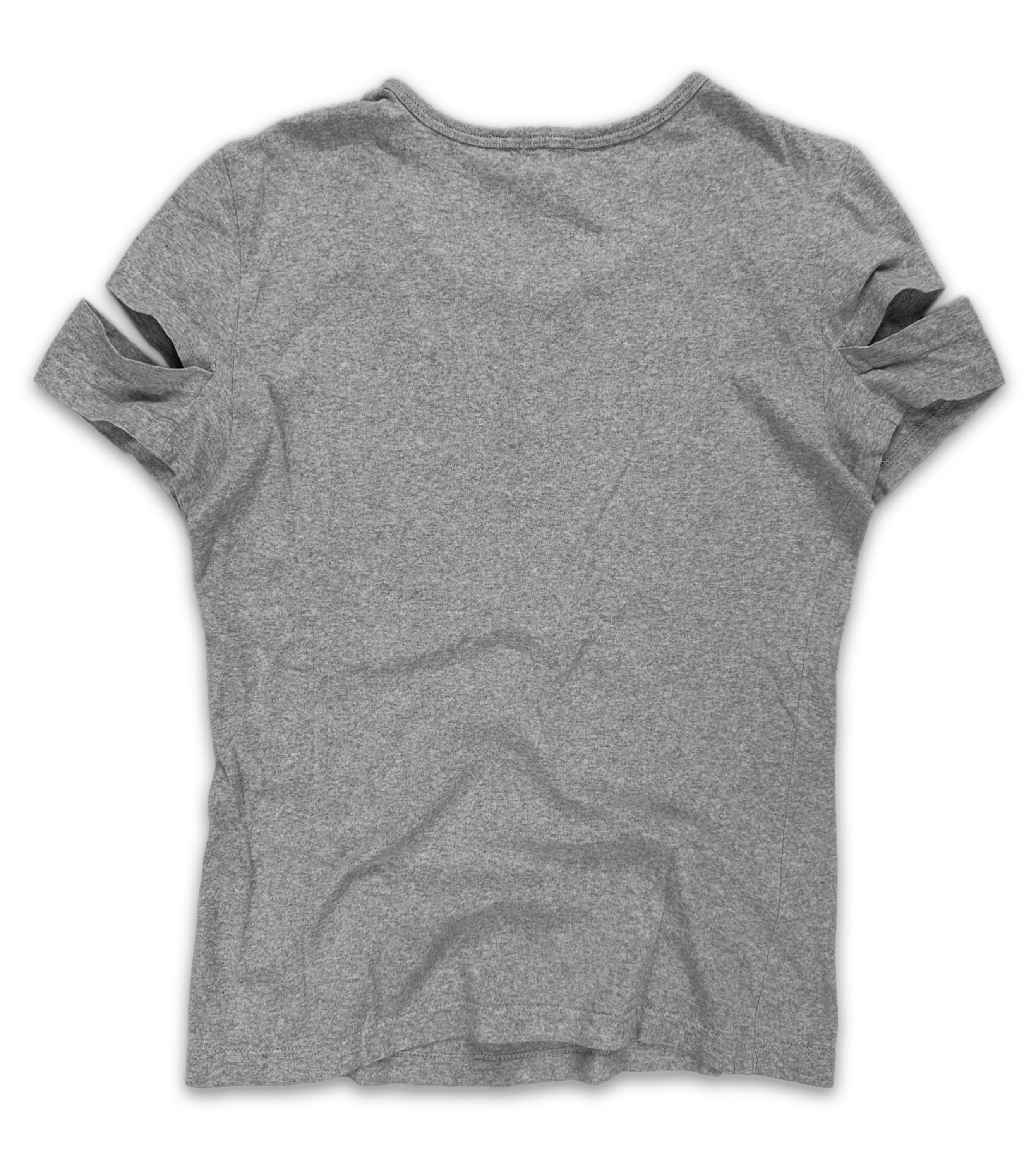 SS99 Helmut Lang ‘Cut Out’ Heather Grey T-Shirt