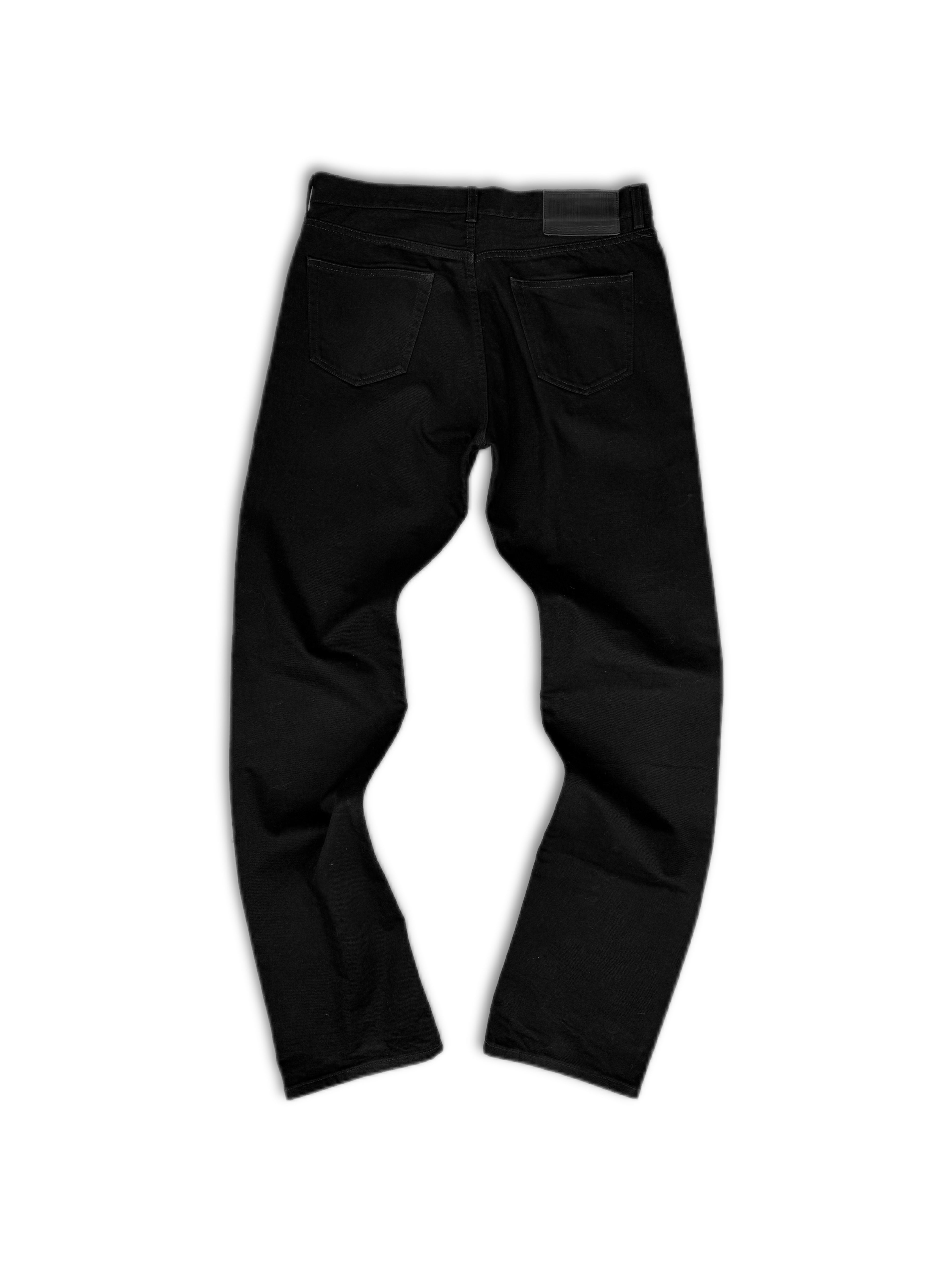 Vtmnts Black Boot Cut Heavy Weight Black Denim