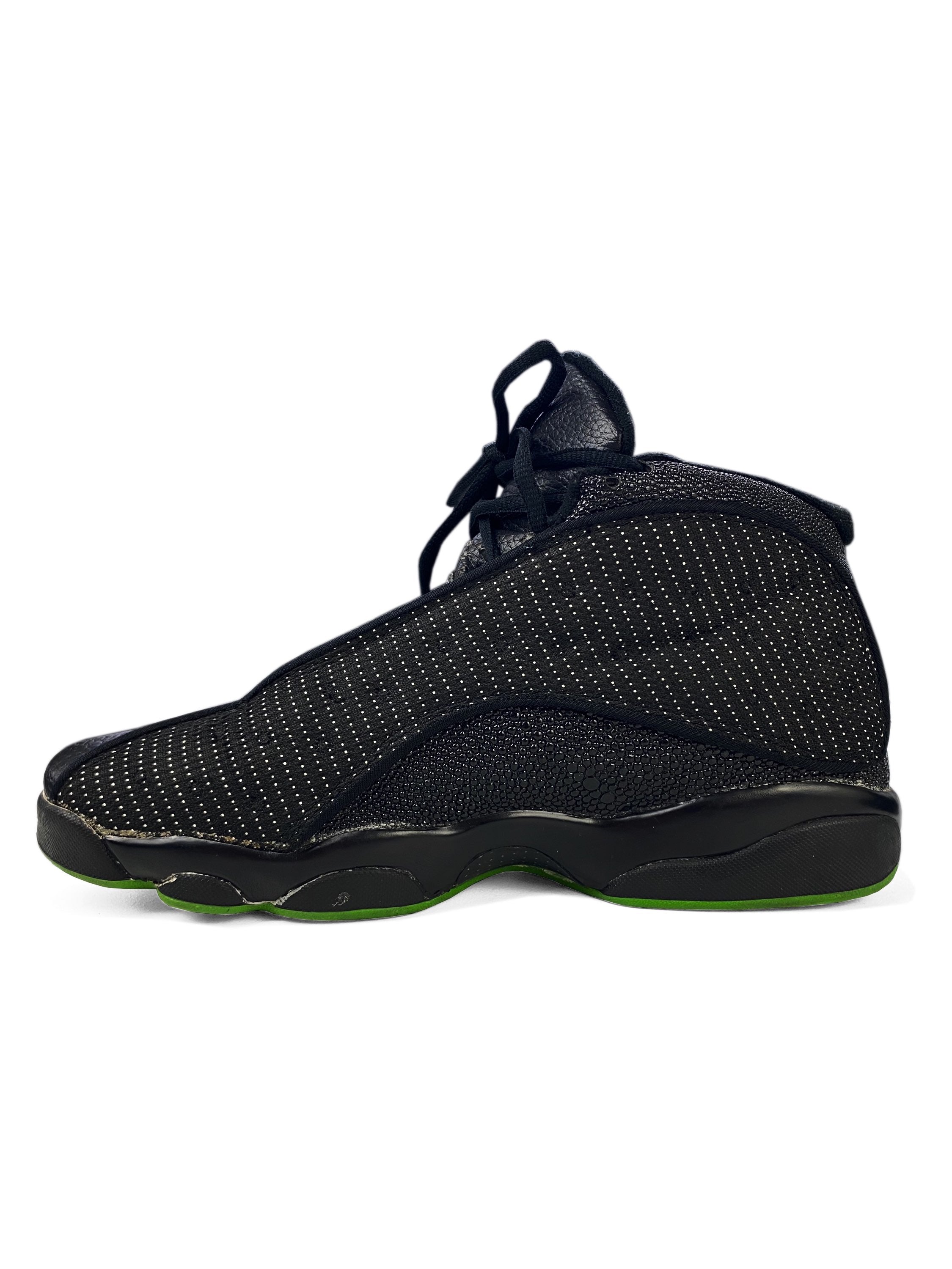2010 Jordan 13 Retro ‘Altitude’ Black Hi-top Leather Sneakers