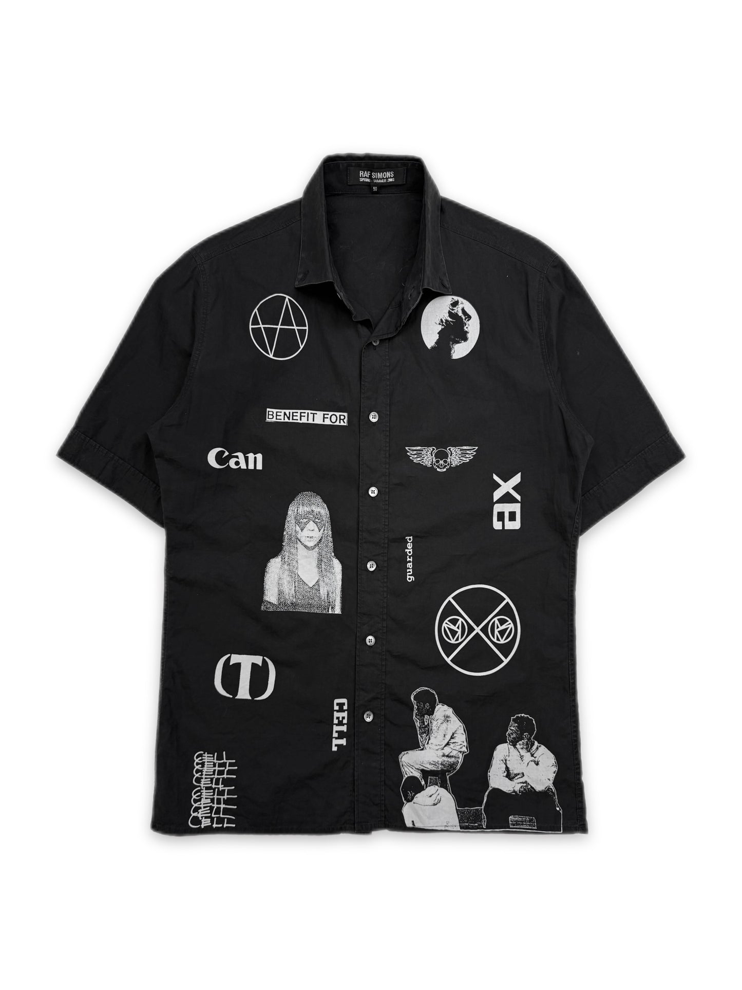 SS03 Raf Simons ‘Consumed’ Short Sleeve Button Up Shirt