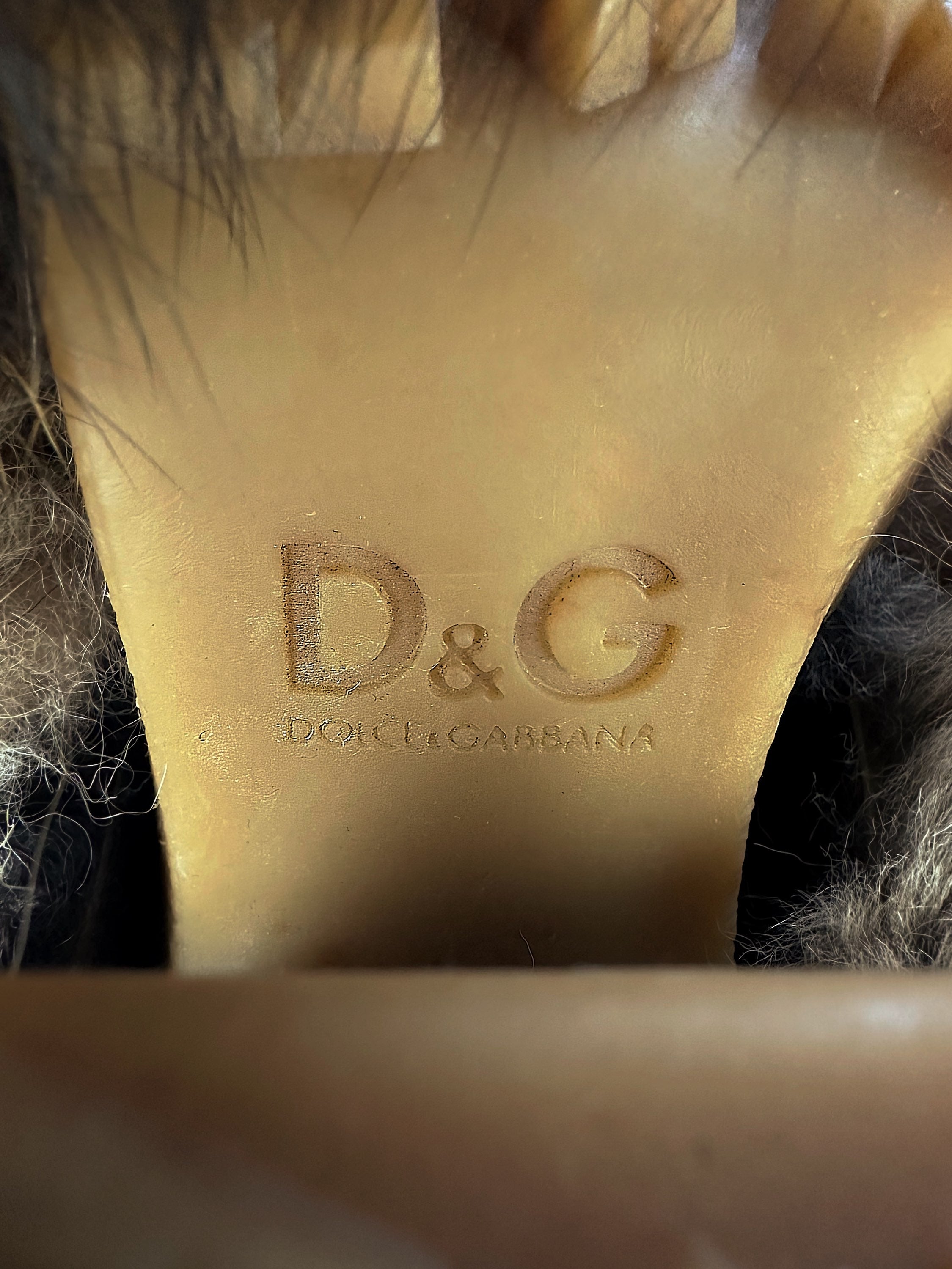 00s Dolce &amp; Gabbana ‘Mammoth’ Patchwork Leather Fur Boots