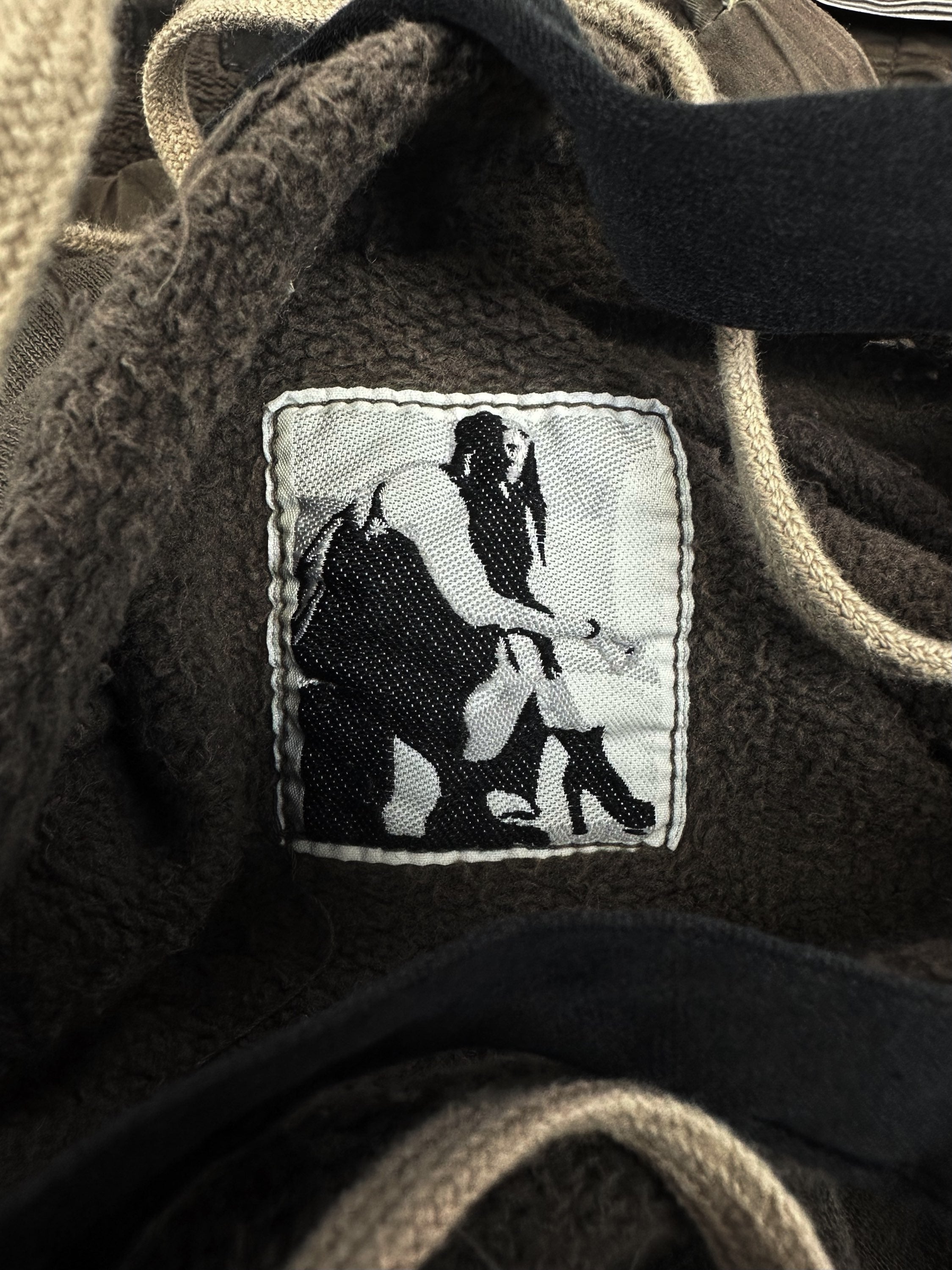 Rick Owens Drop Crotch Dust Wide Leg Sweat Pants