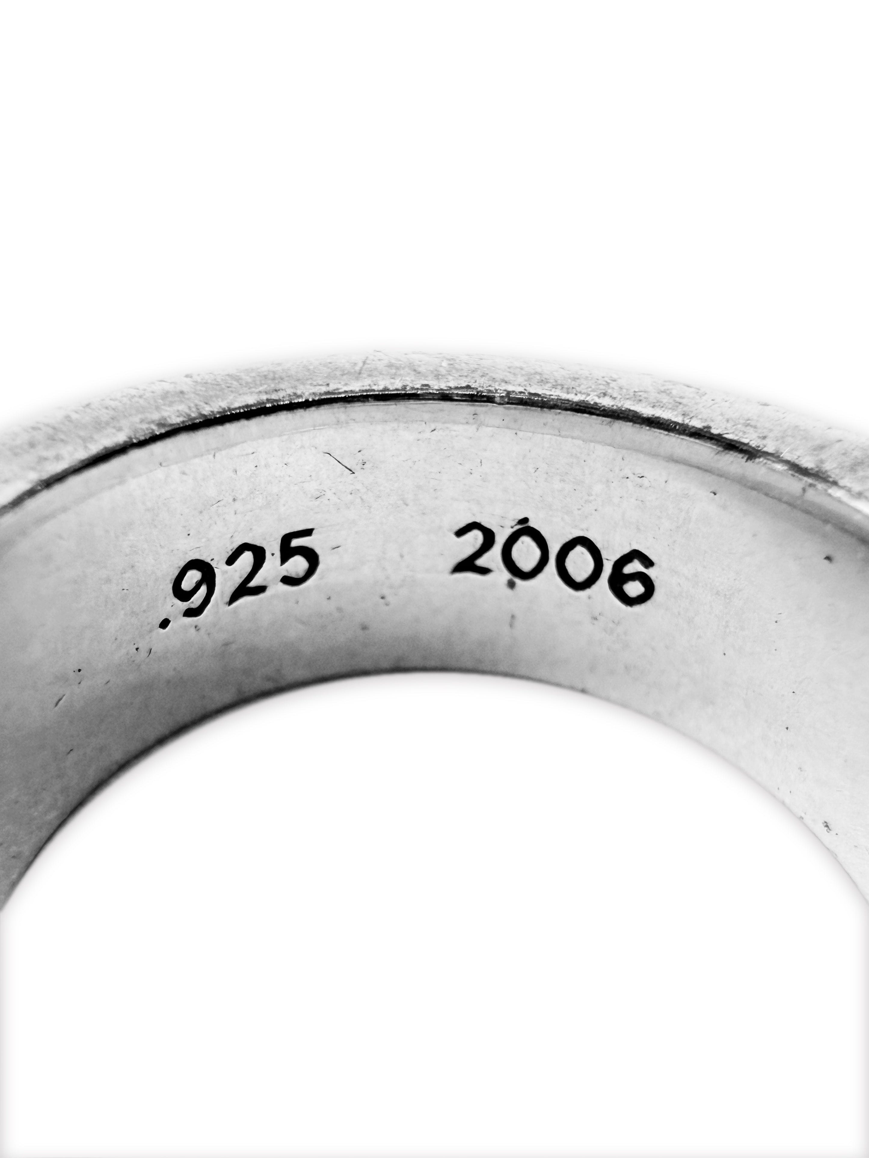 Chrome Hearts Mini Plus Monogram .925 Silver Ring
