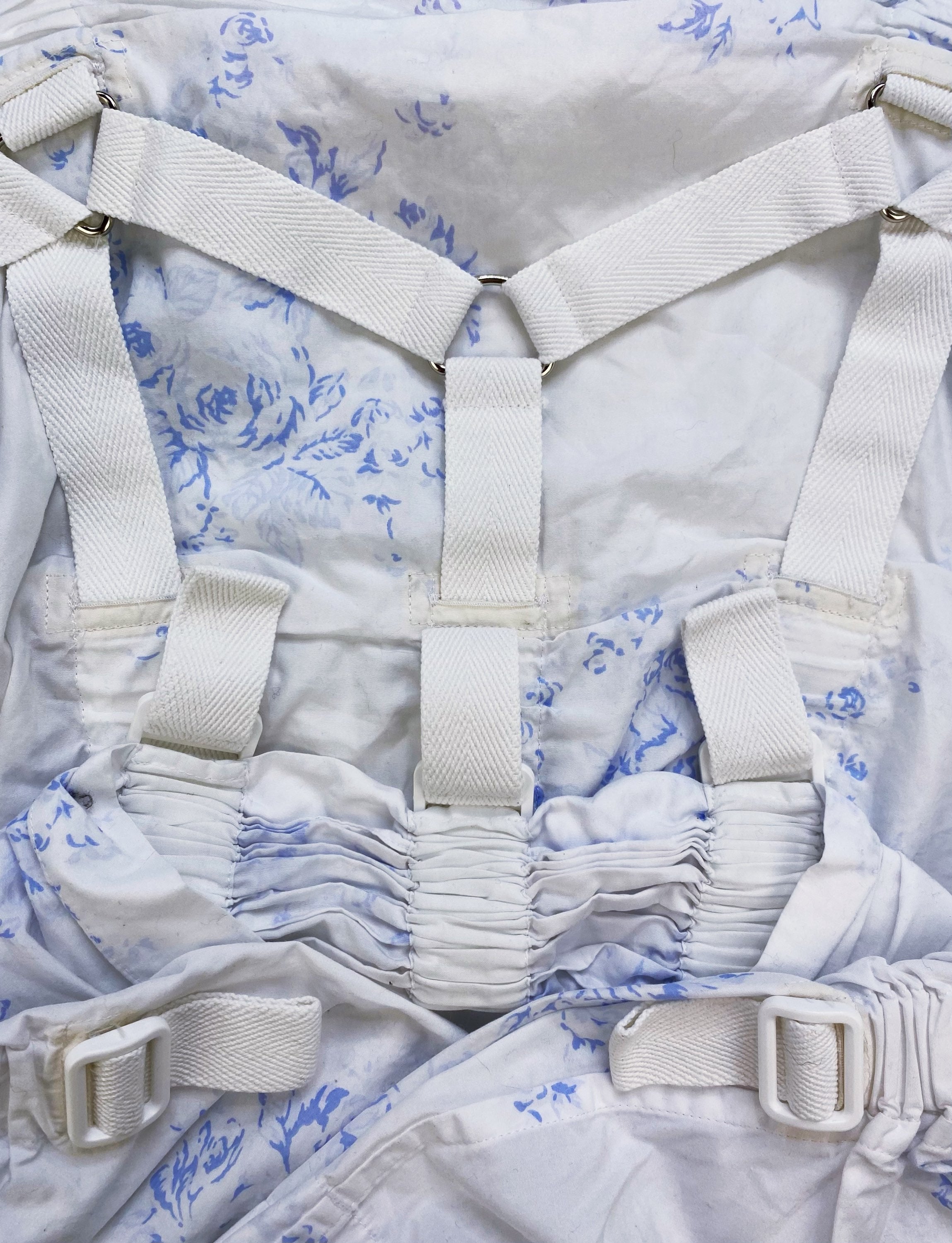 SS03 Junya Watanabe ‘Parachute’ Floral Print Bondage Longsleeve