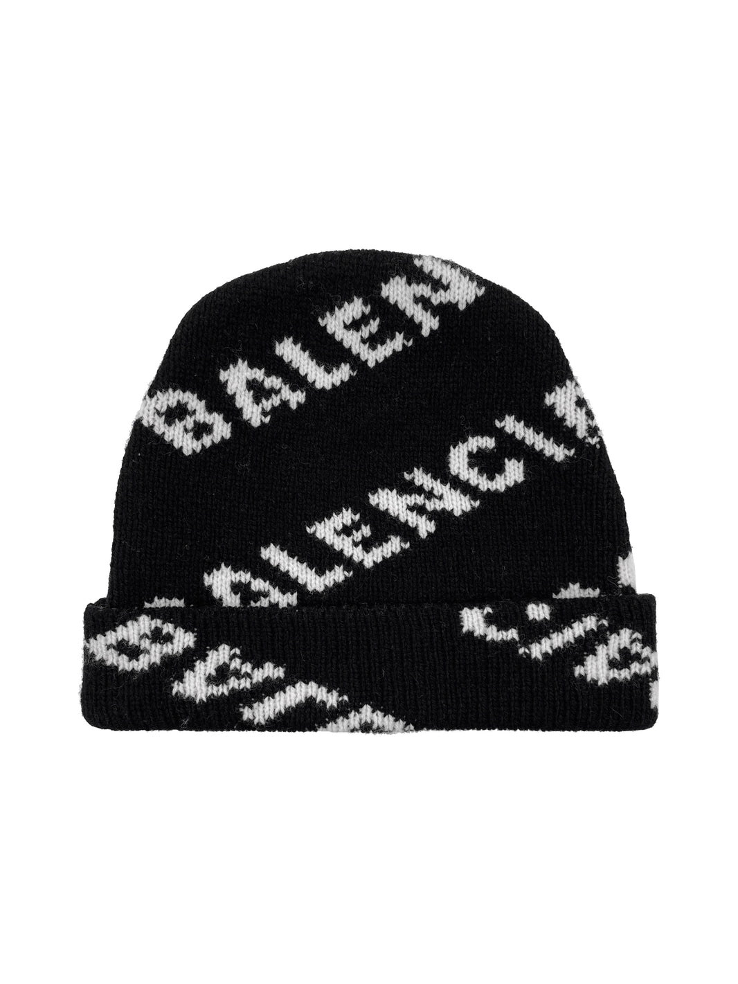 FW17 Balenciaga Monogram Wool Knit Beanie