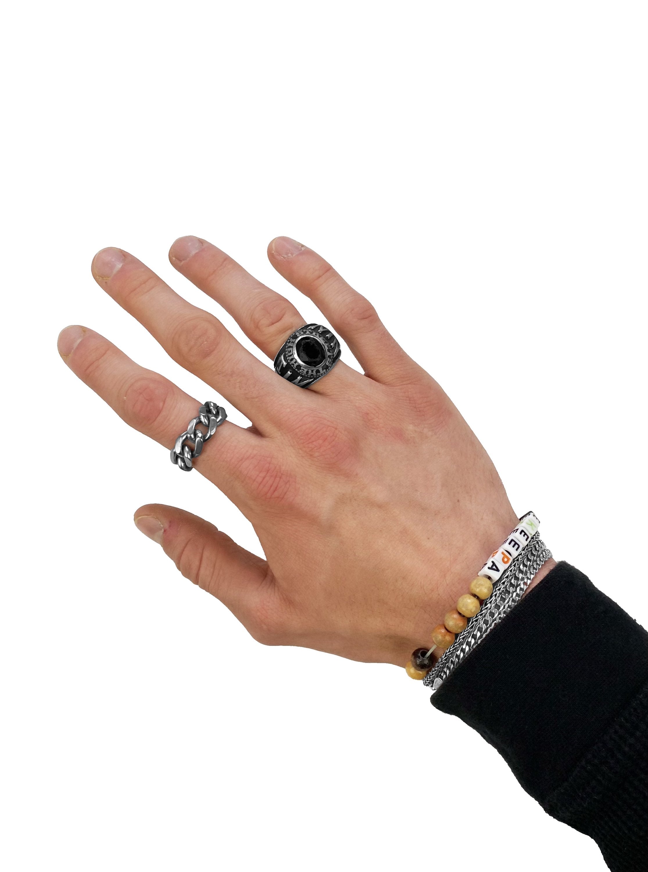 AW05 Number (N)ine “The High Streets” Silver Championship Ring
