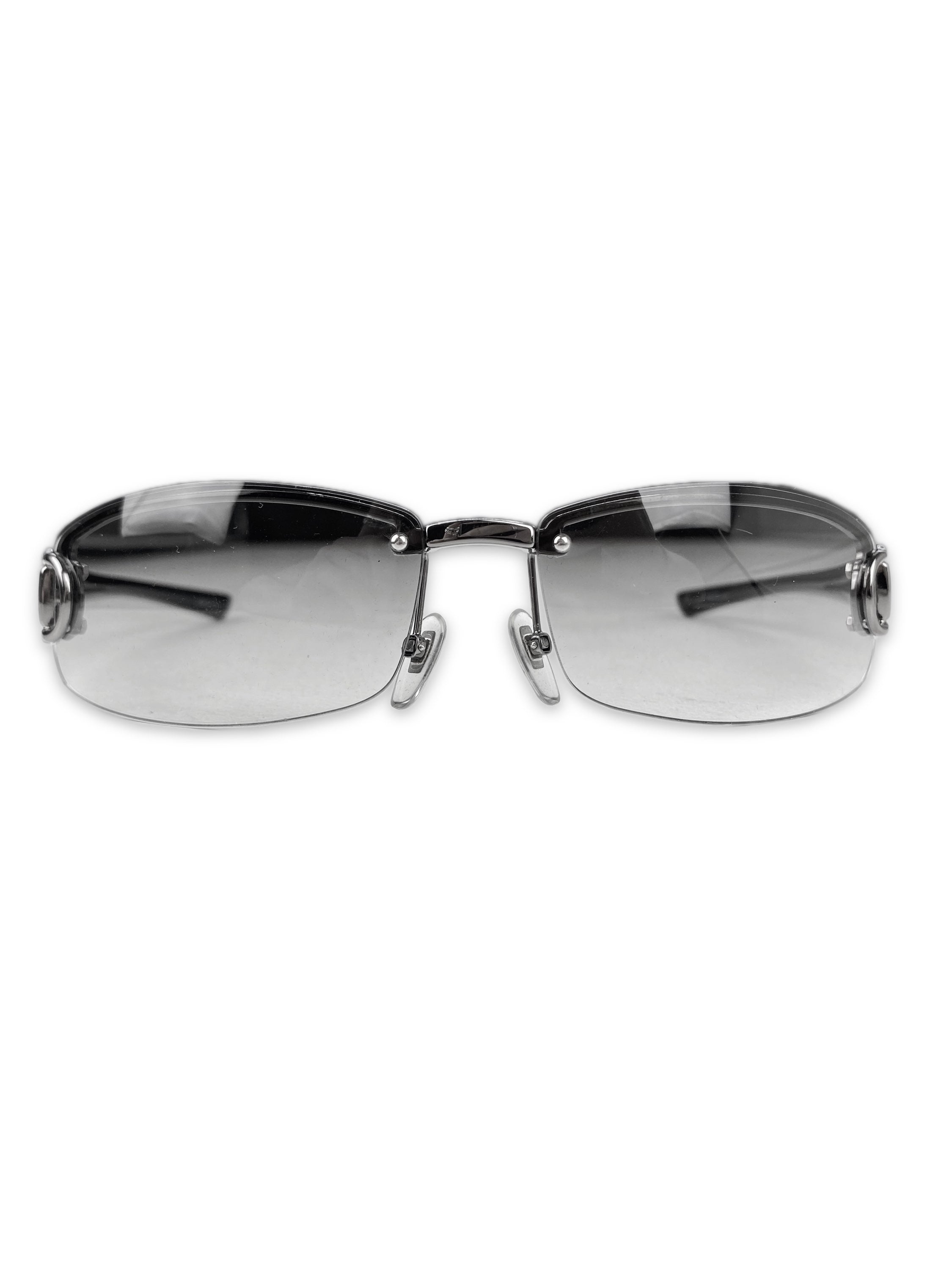 00s Gucci Rimless Gradient Tint Horsebit Sunglasses