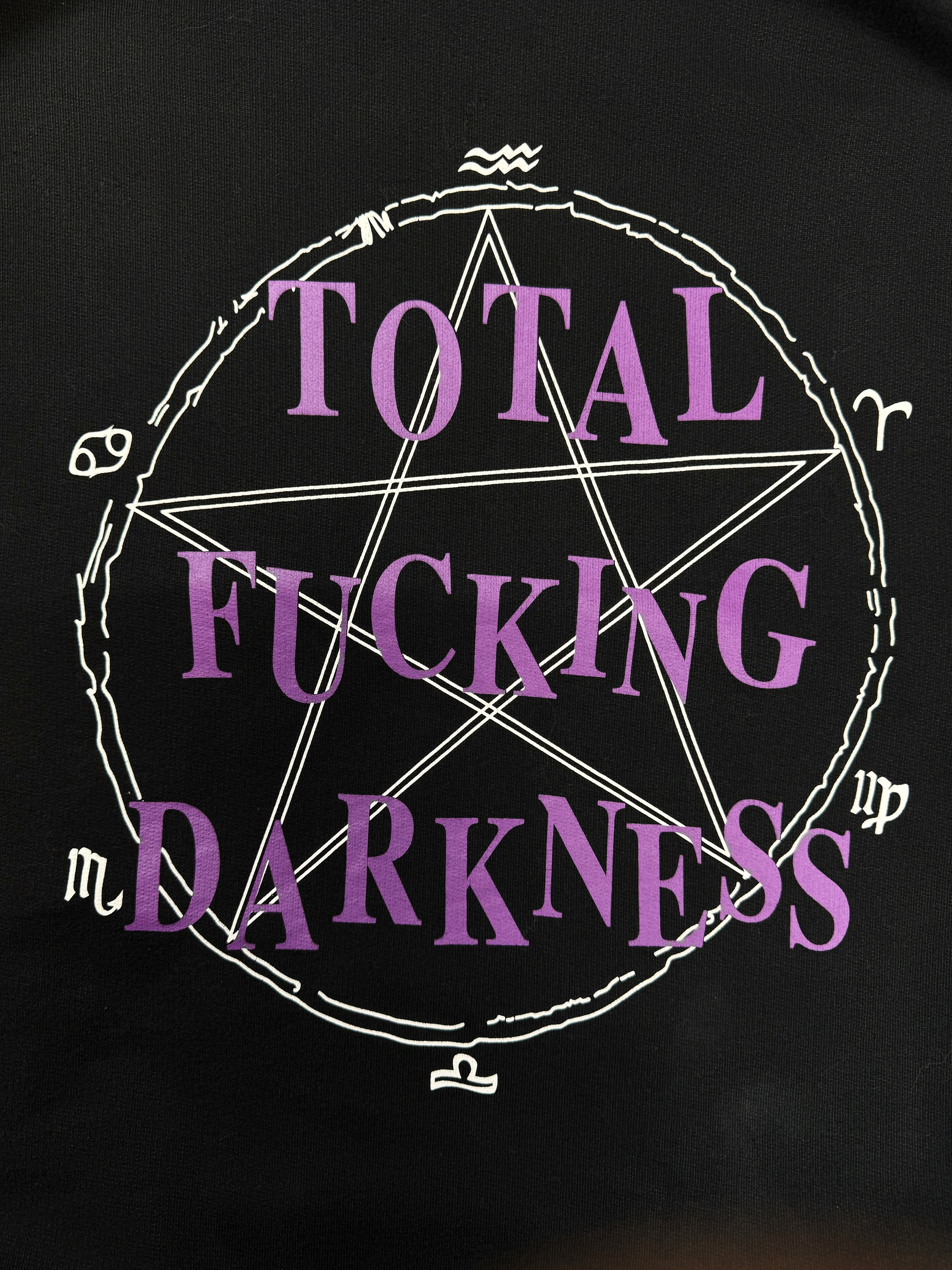 AW17 Vetements Homme ‘Total Fucking Darkness’ Pentagram Hoodie