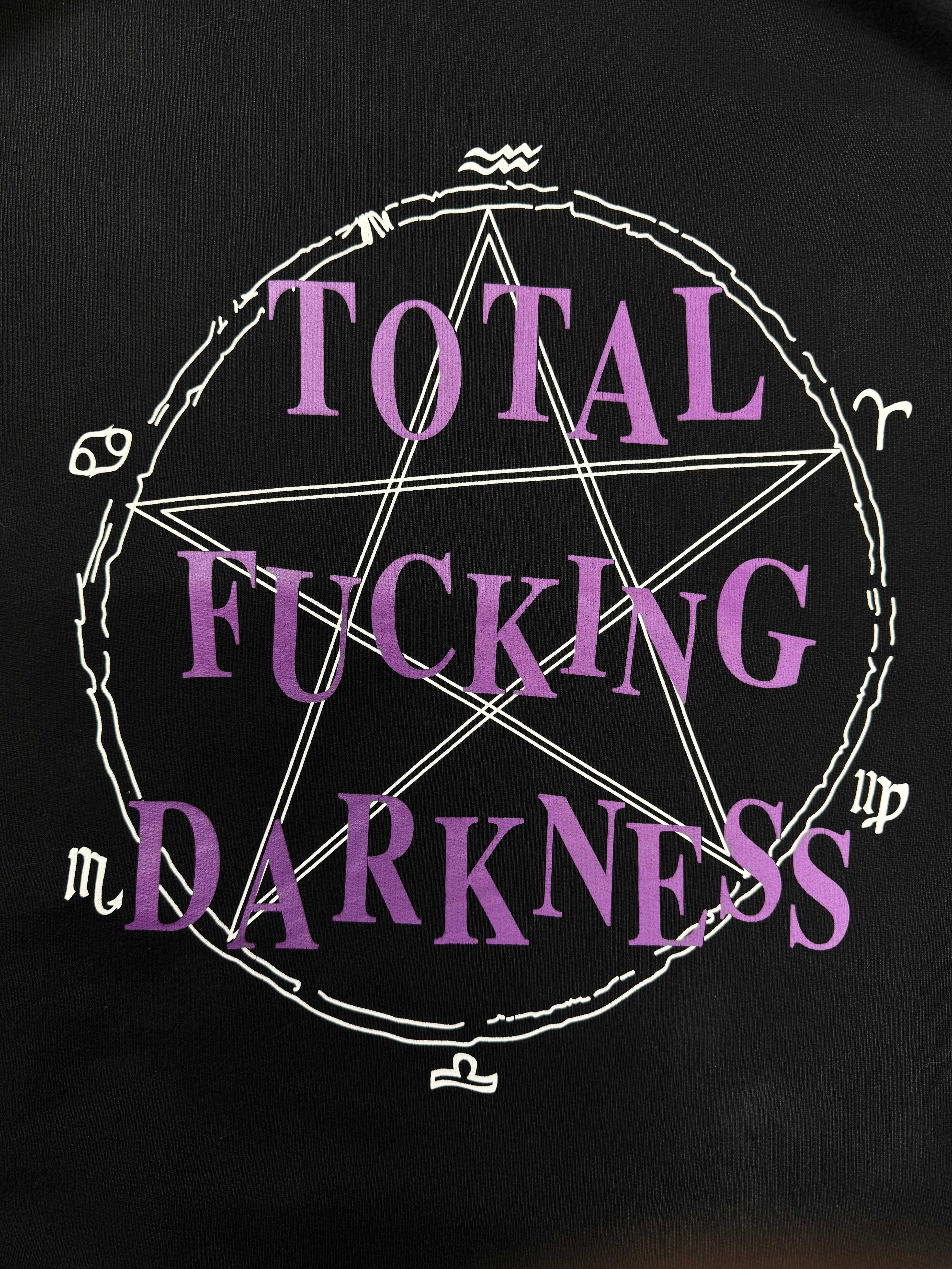 AW17 Vetements Homme ‘Total Fucking Darkness’ Pentagram Hoodie