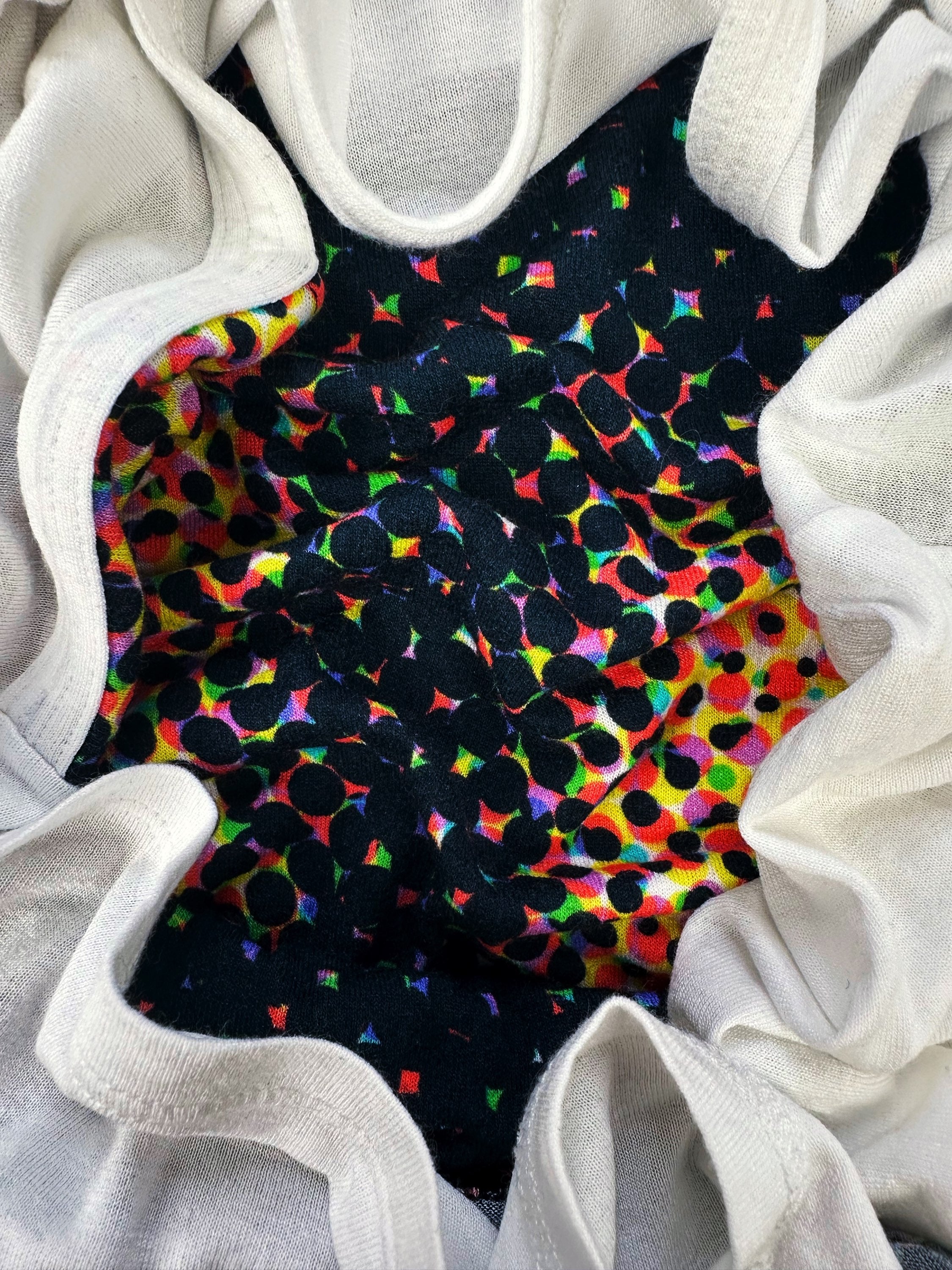 SS01 Maison Margiela ‘Face’ Pointillism Negative T-Shirt