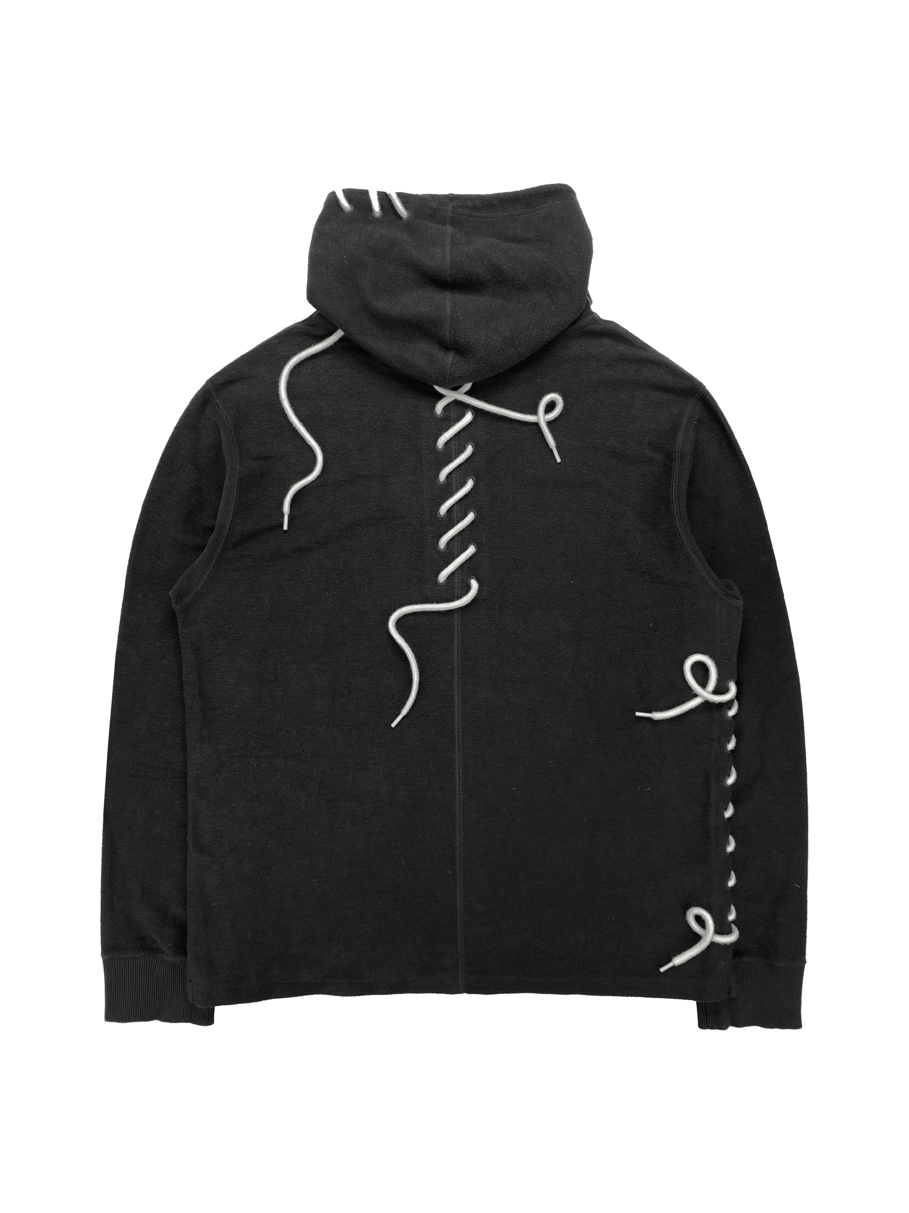 Craig Green Black Lace Detail Hoodie