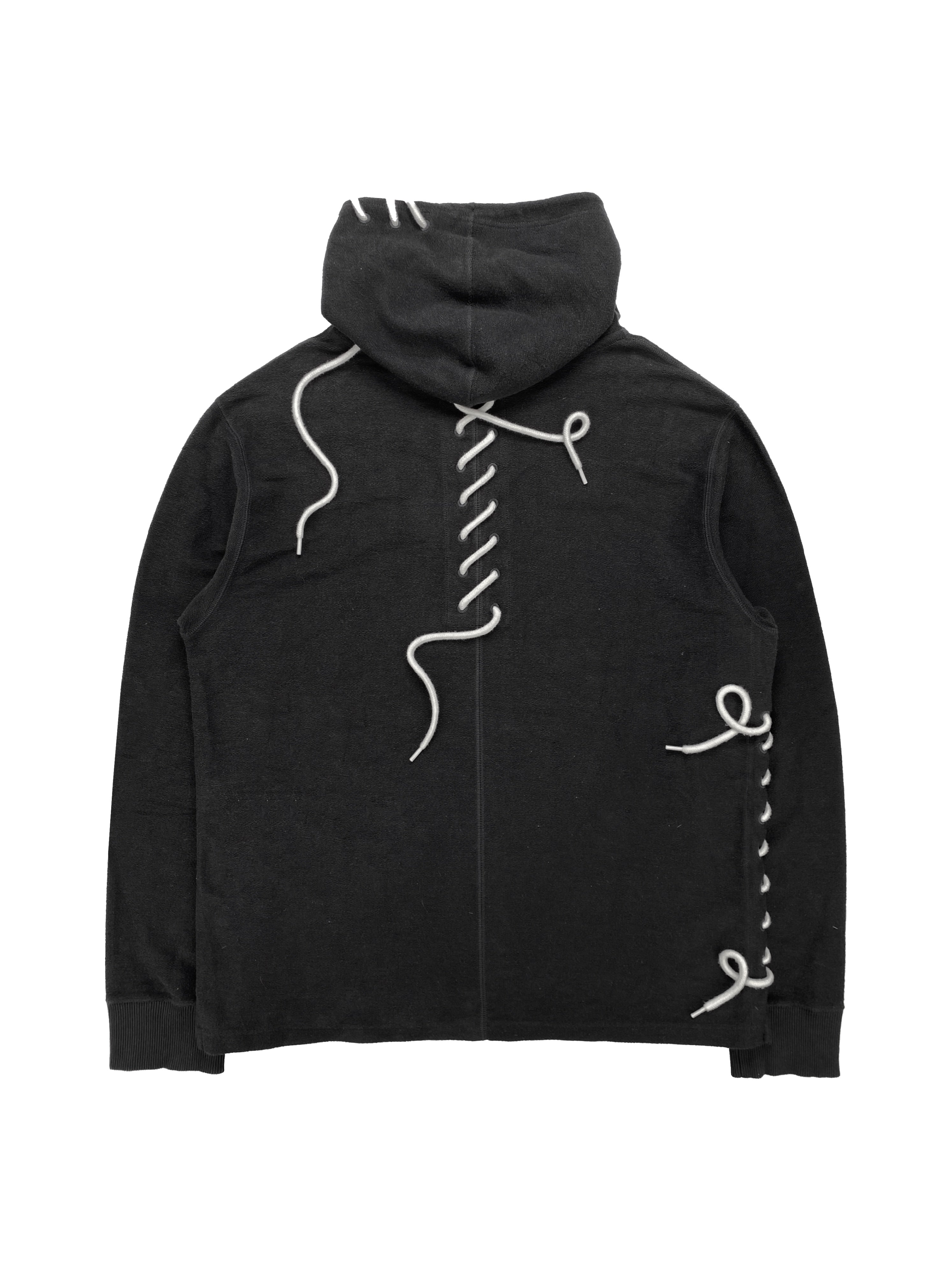 Craig Green Black Lace Detail Hoodie