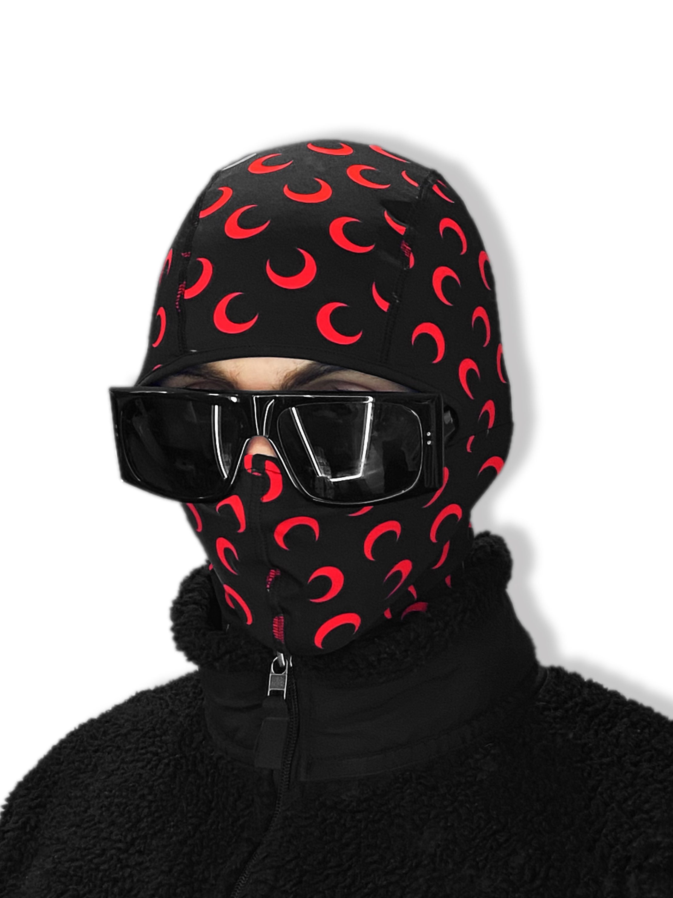SS22 Marine Serre Monogram Moon Crescent Balaclava