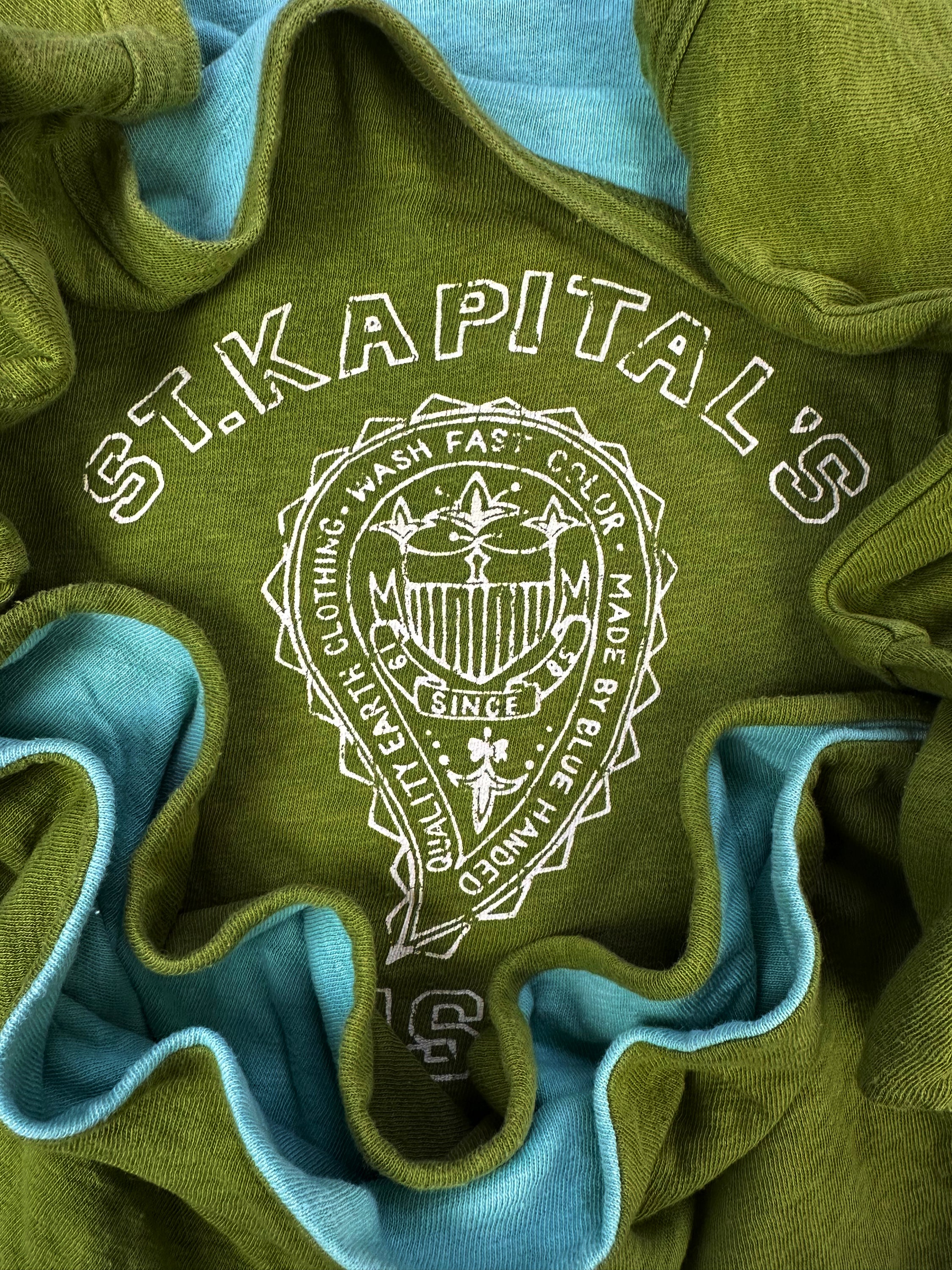 Kapital Collegiate Emblem Reversible Double Layered T-Shirt