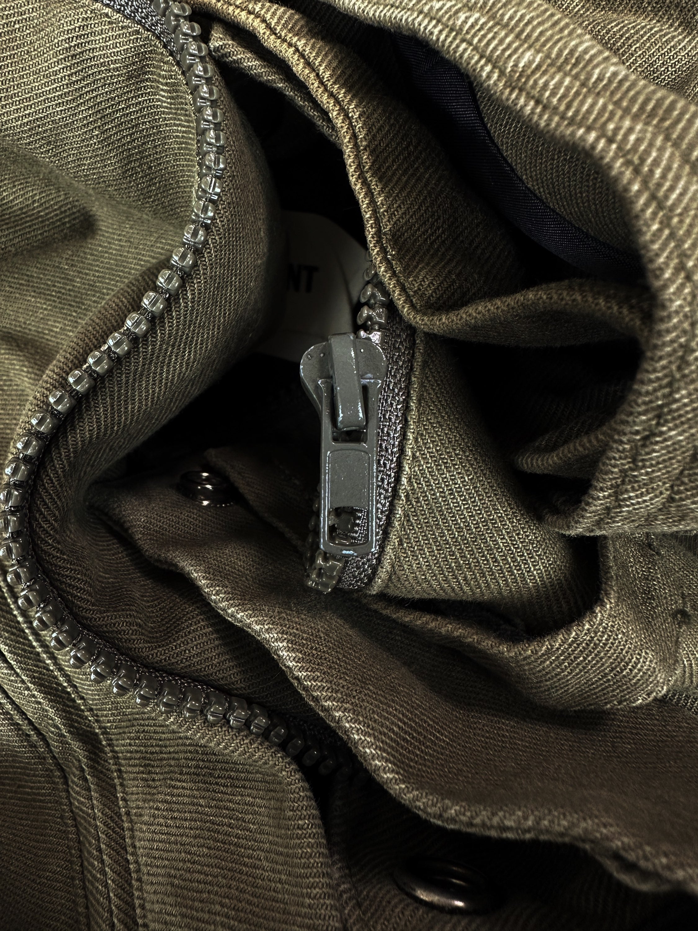 00s Attatchment Multi-zip Reinforced Aviation Jacket