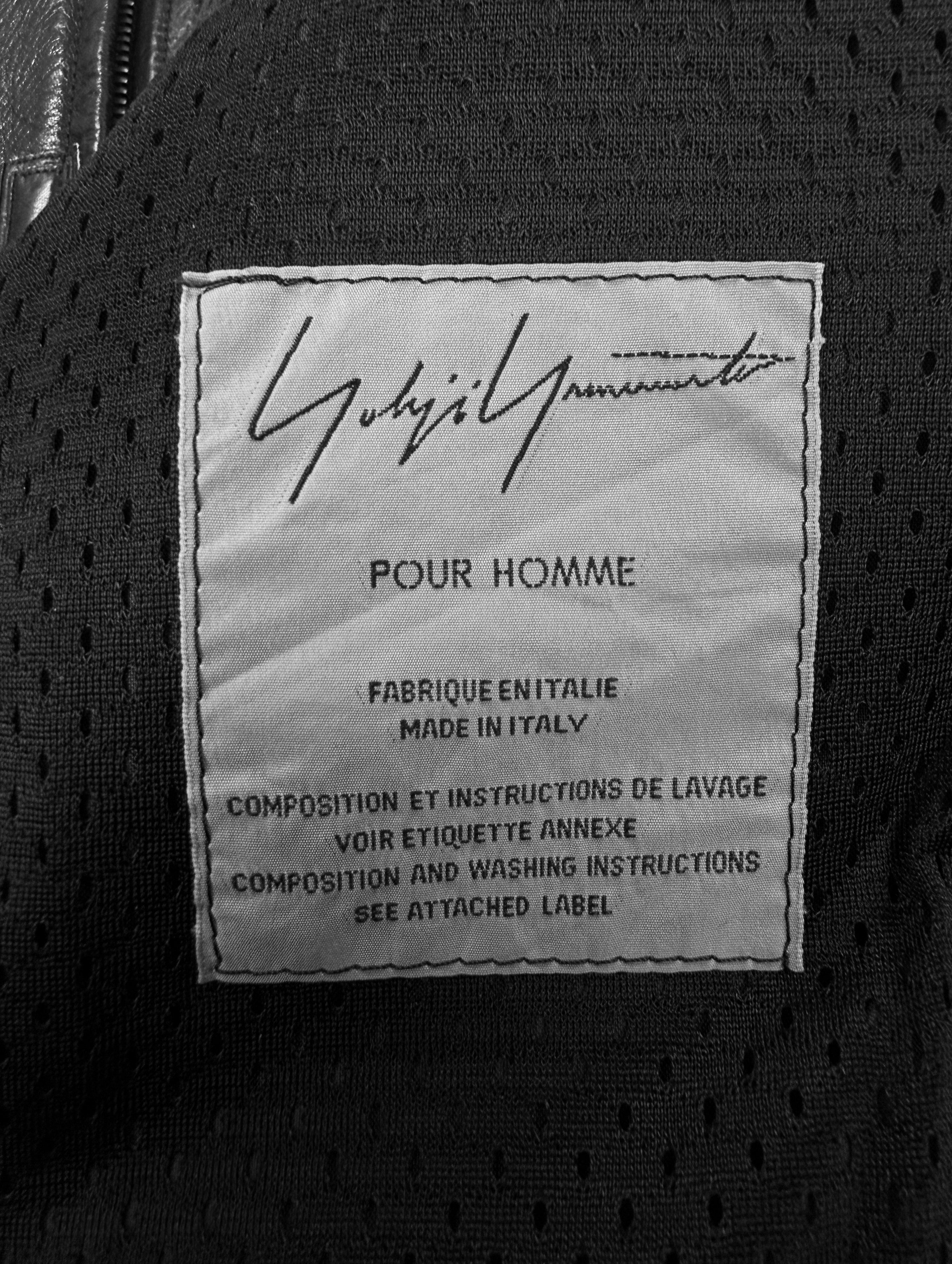 AW04 Yohji Yamamoto x Dianese ‘Skull & Crossbones’ Leather Moto Jacket