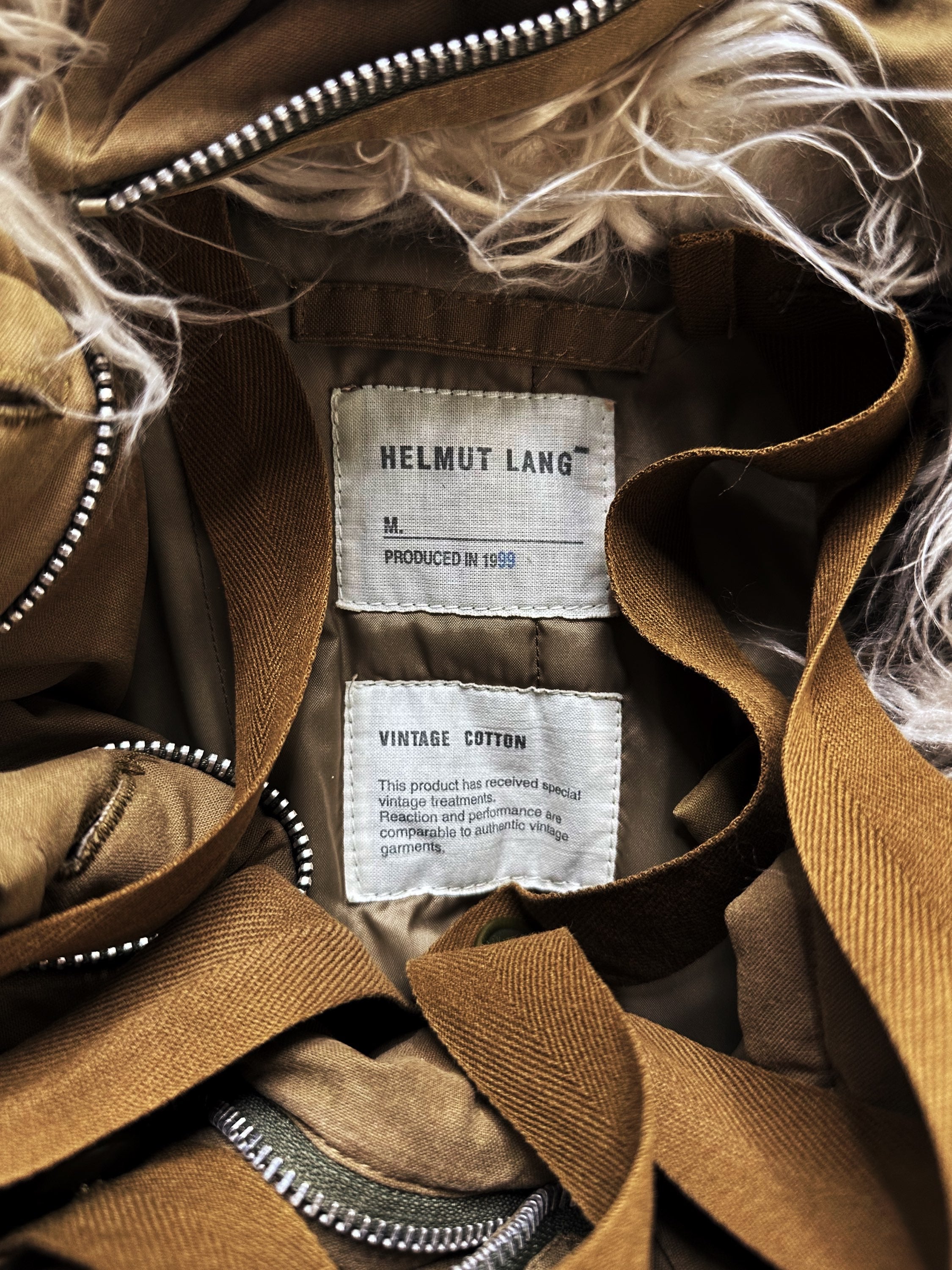 AW99 Helmut Lang ‘Astro’ Fur Ballistic Parachute Parka