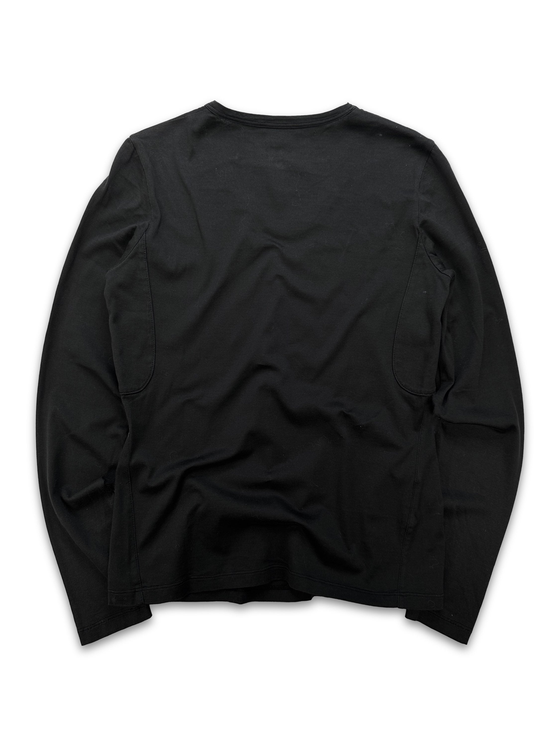 00s Helmut Lang ‘Armoured’ Slate Grey Padded Long Sleeve Shirt