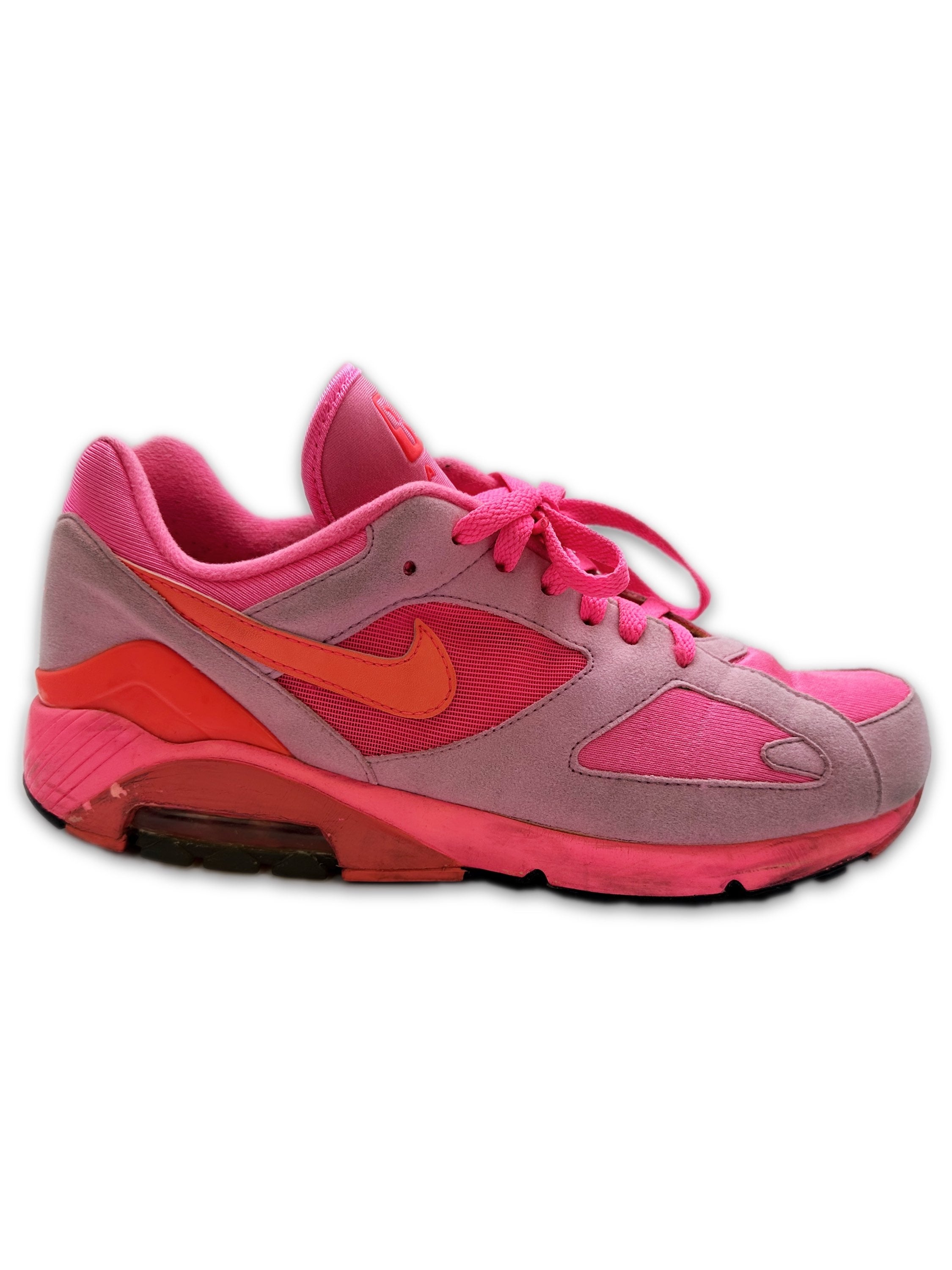 Comme des Garçons x Nike Airmax 180 Neon Pink Sneakers