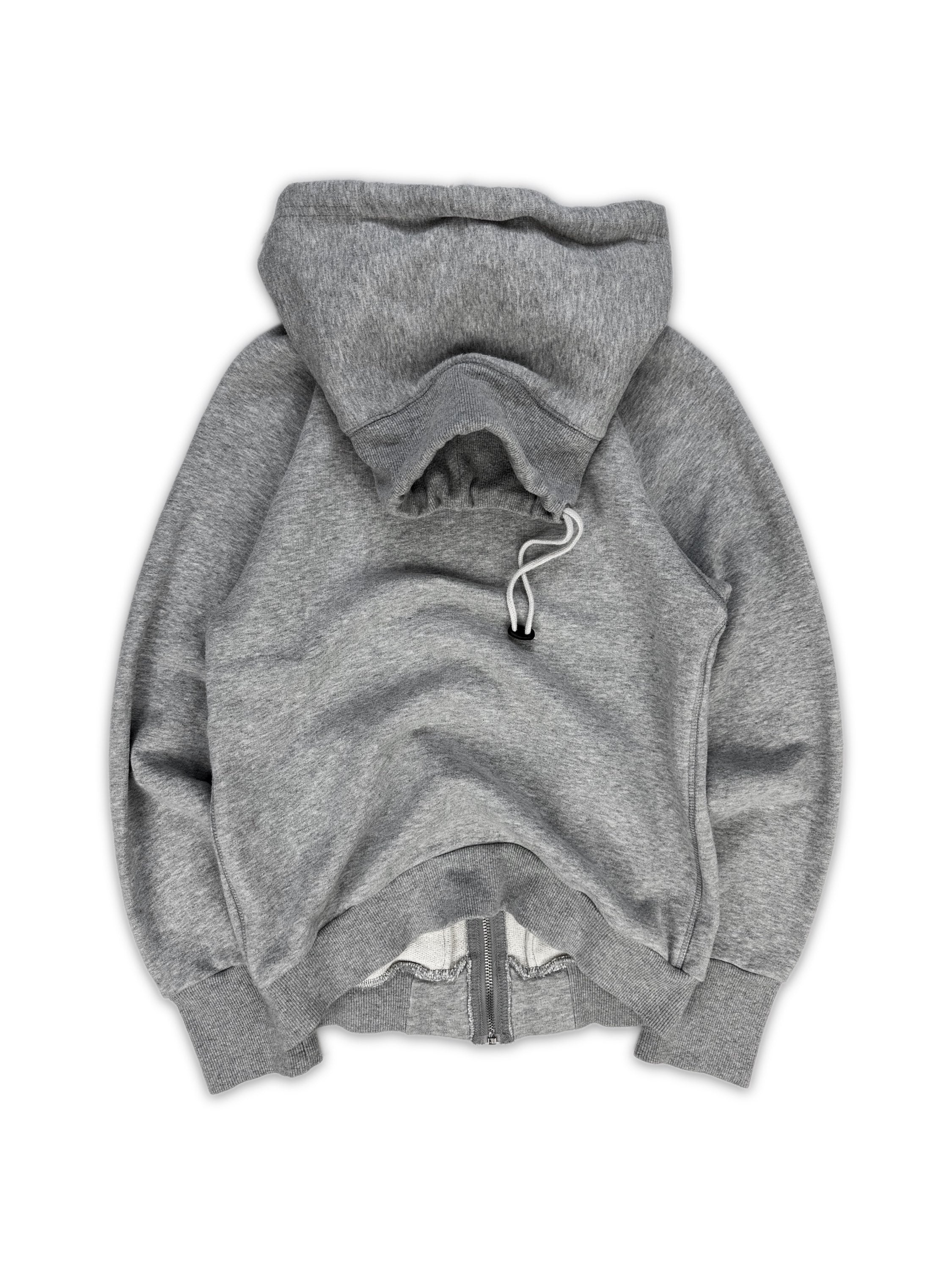 90s Final Home Convertiable Hoodie / Turtleneck Full-zip Hoodie