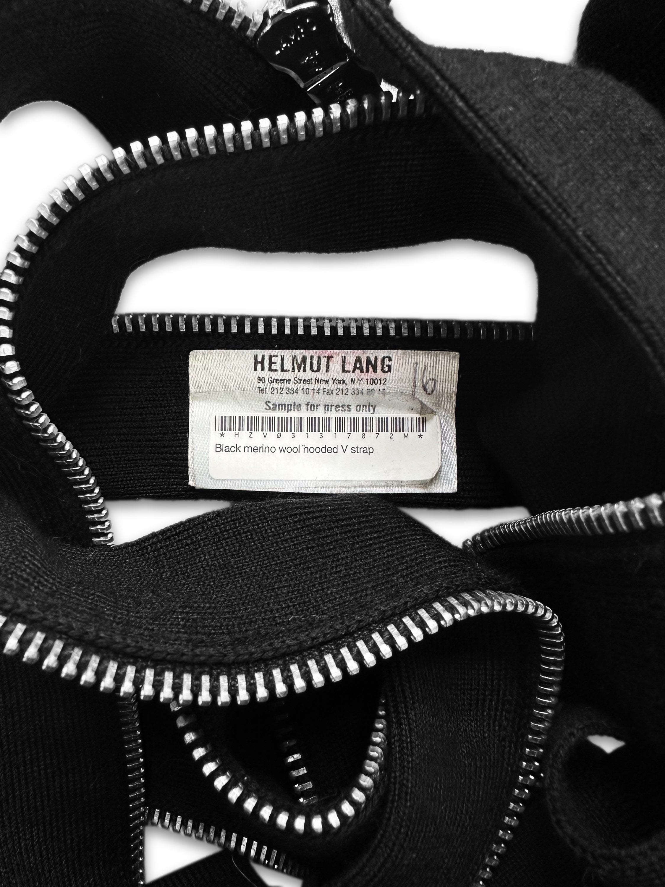 AW03 Helmut Lang PRESS SAMPLE ‘Invisible’ Hooded Harness