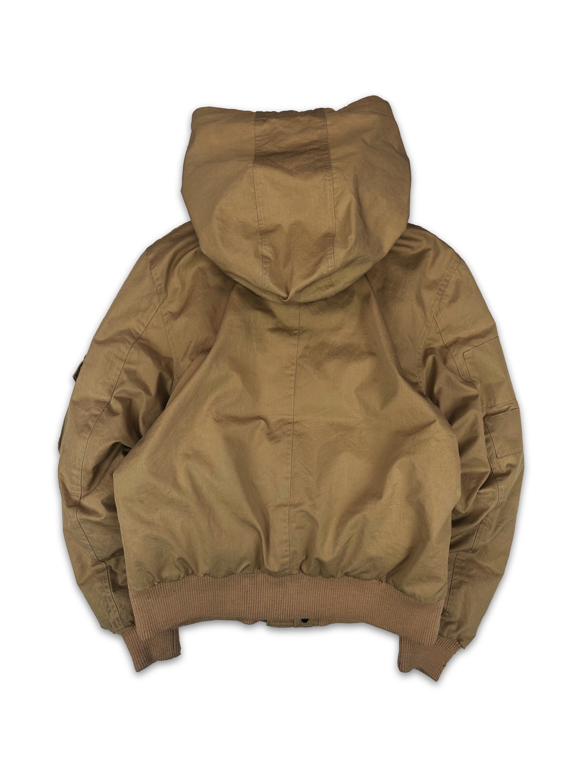 AW05 Raf Simons SAMPLE ‘History of My World’ Beige Puffer Jacket