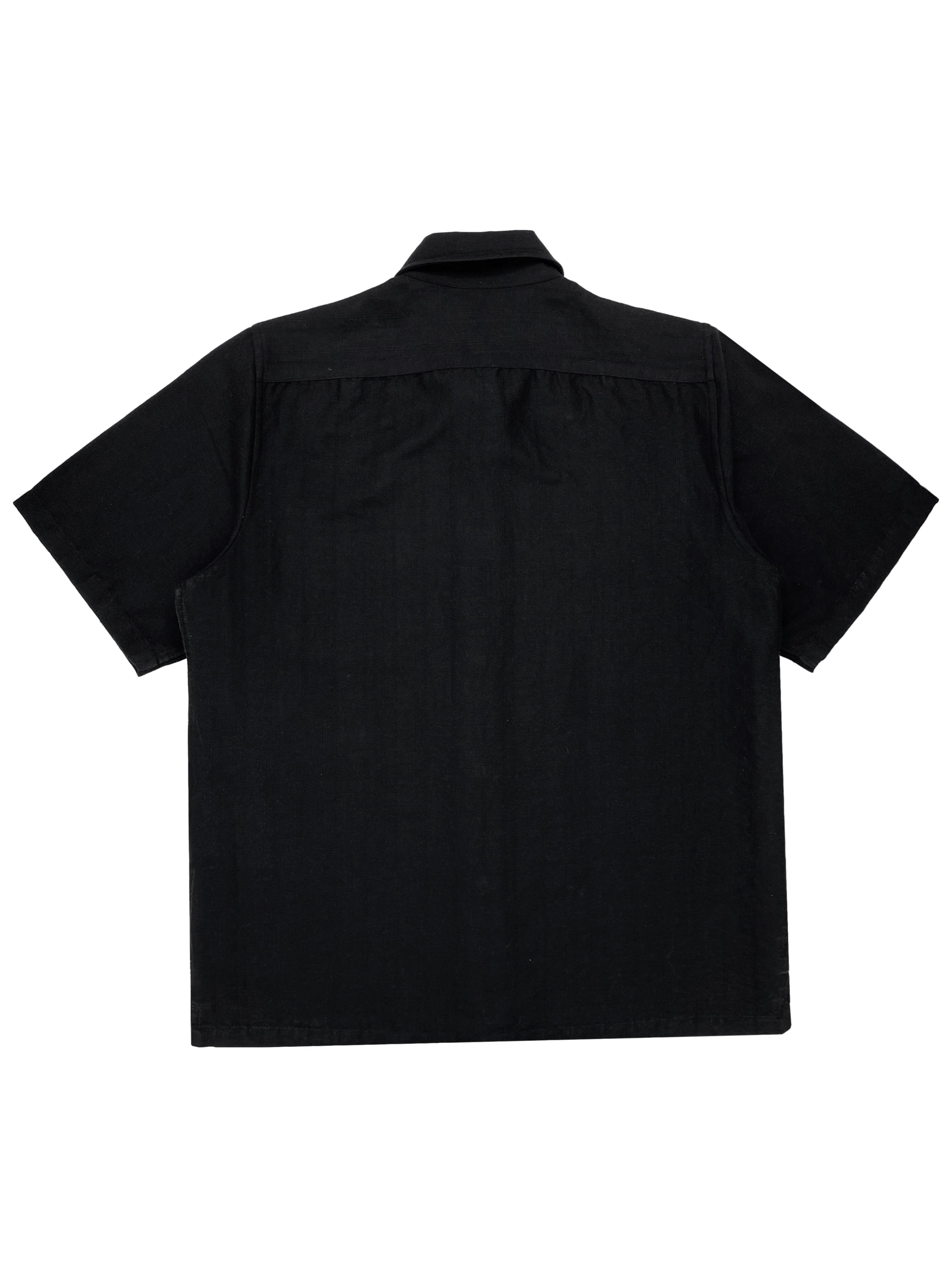 SS02 Junya Watanabe “Greet Others Pleasantly” Poem Button Up Shirt
