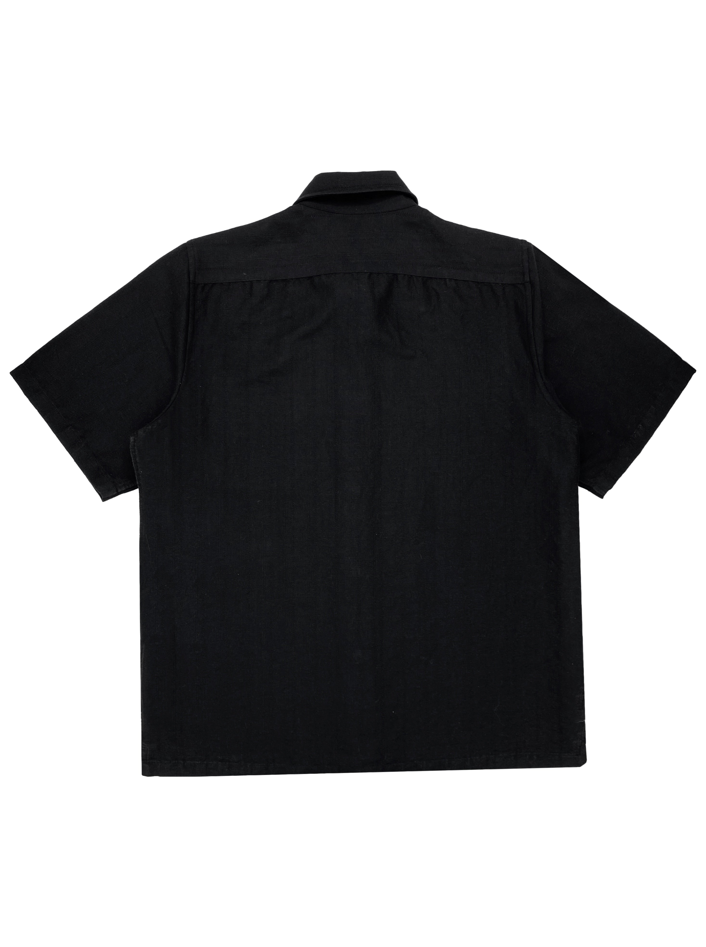 SS02 Junya Watanabe “Greet Others Pleasantly” Poem Button Up Shirt