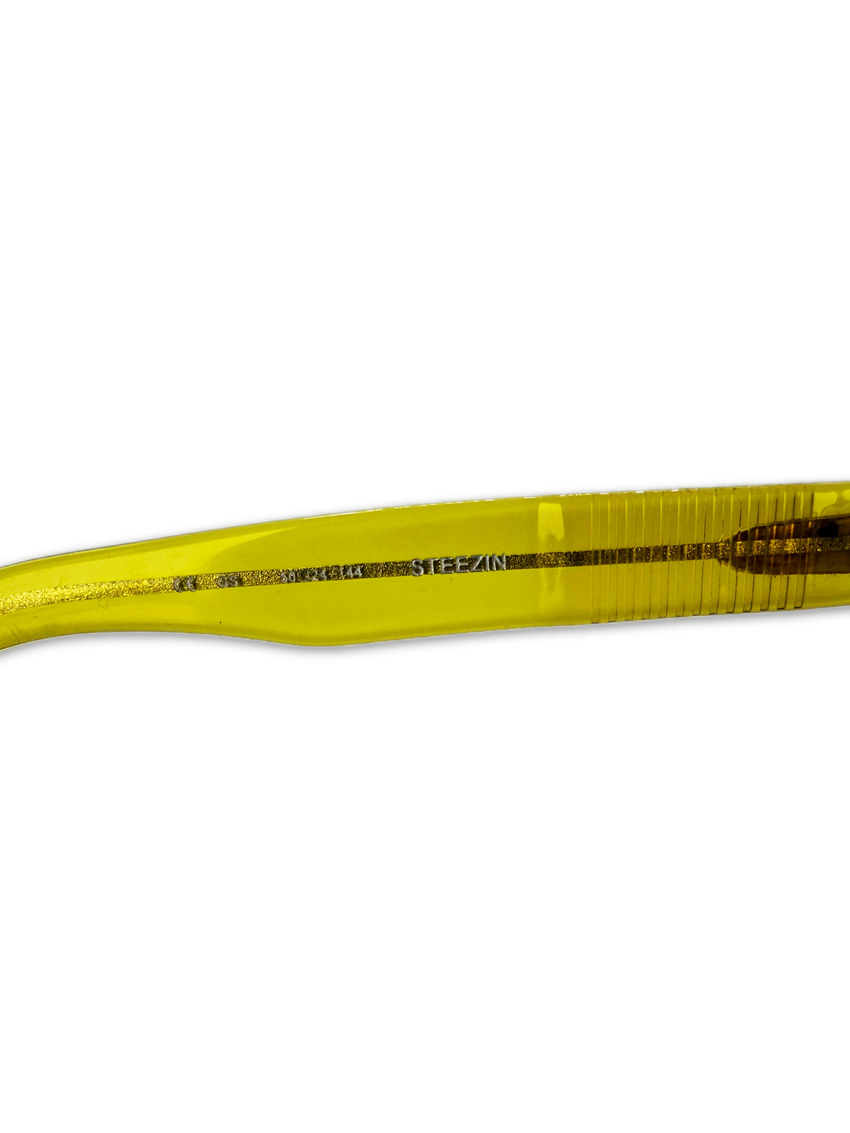 Chrome Hearts ‘Steezin’ Yellow Fleur .925 Silver Sunglasses